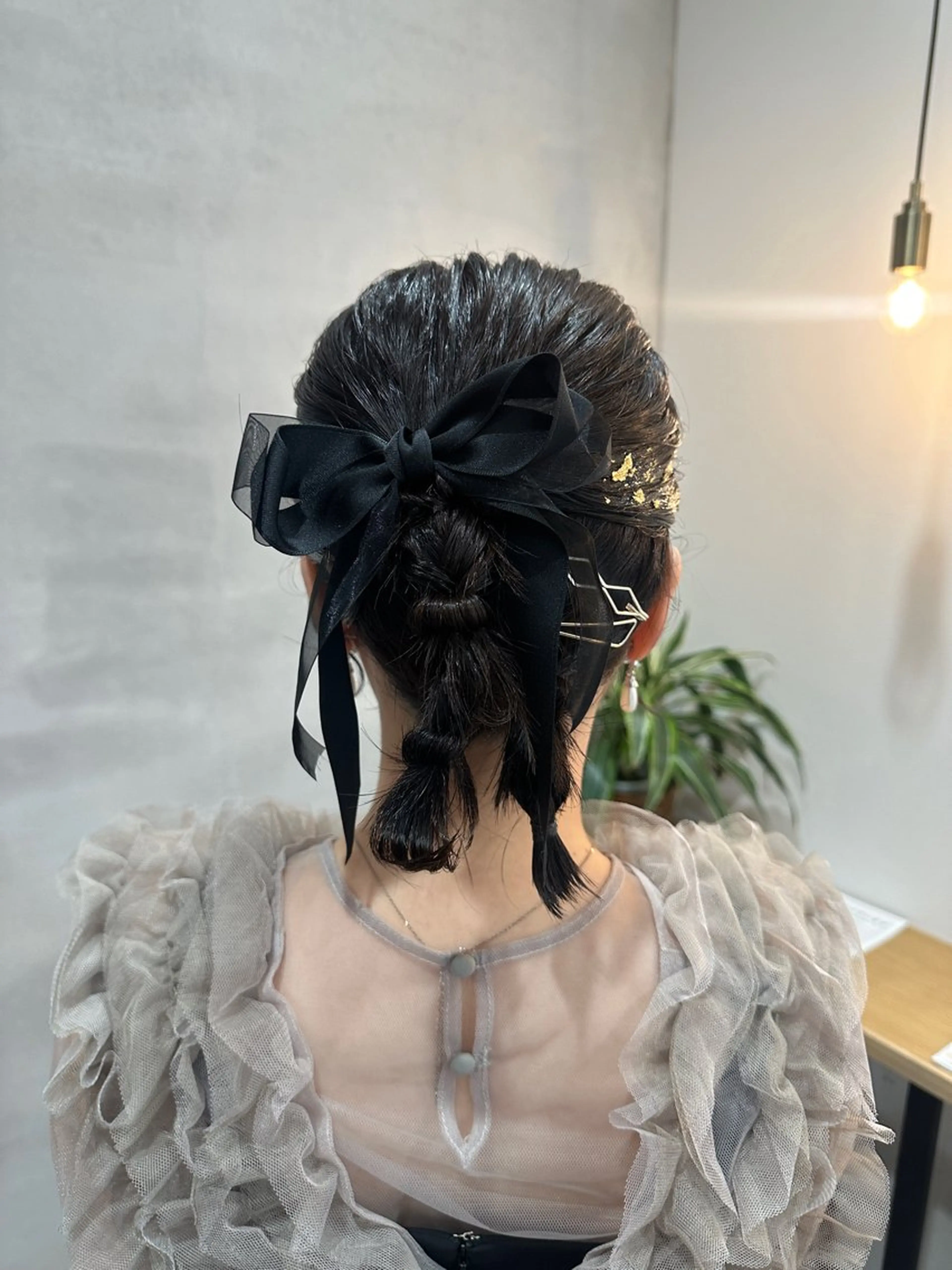 ショート ヘアアレンジ 濱崎 璃乃/ルプラボウのヘアスタイル