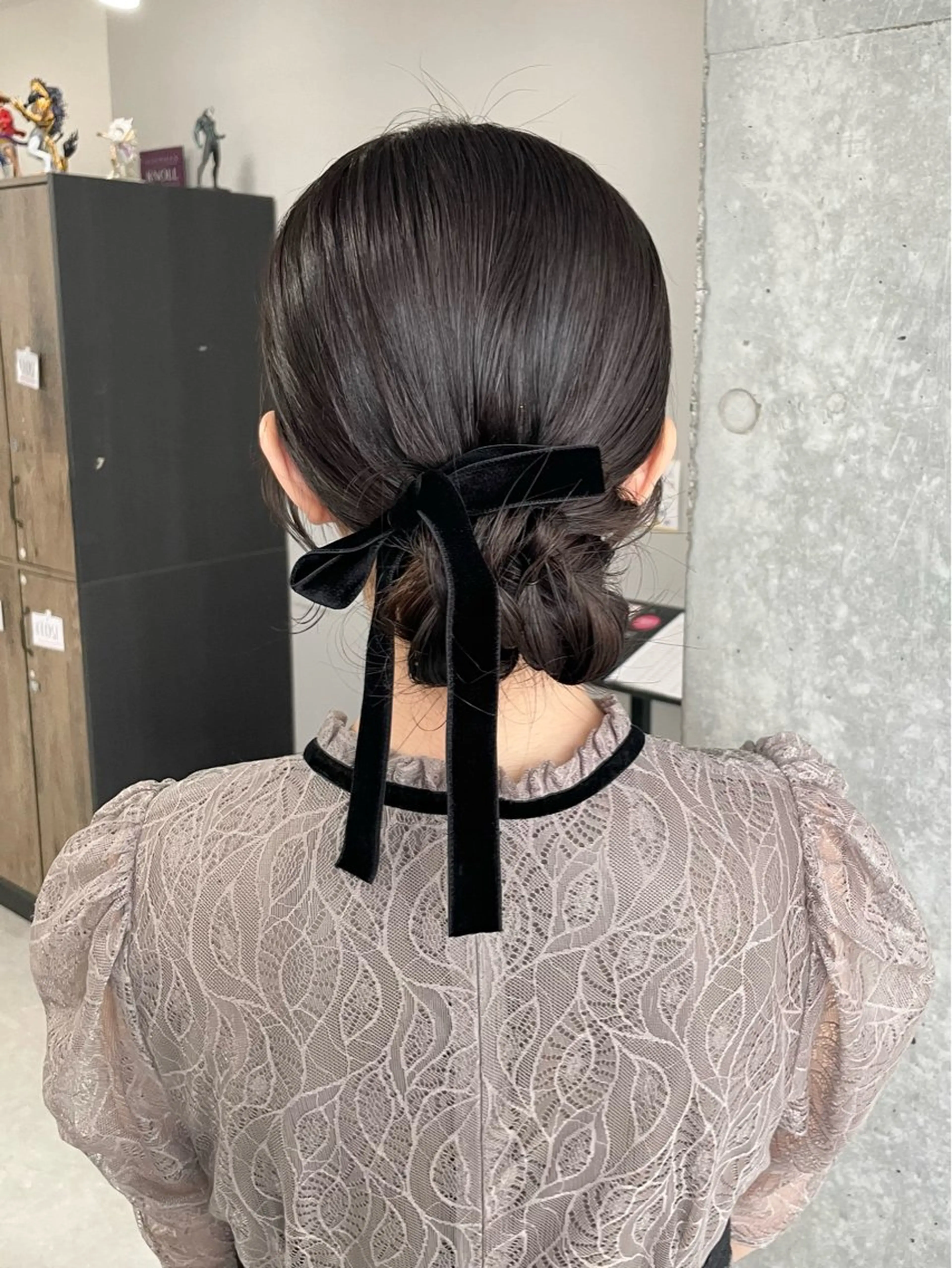 セミロング ヘアアレンジ ヘアセット メンズモテパーマ💙 fuwaのヘアスタイル