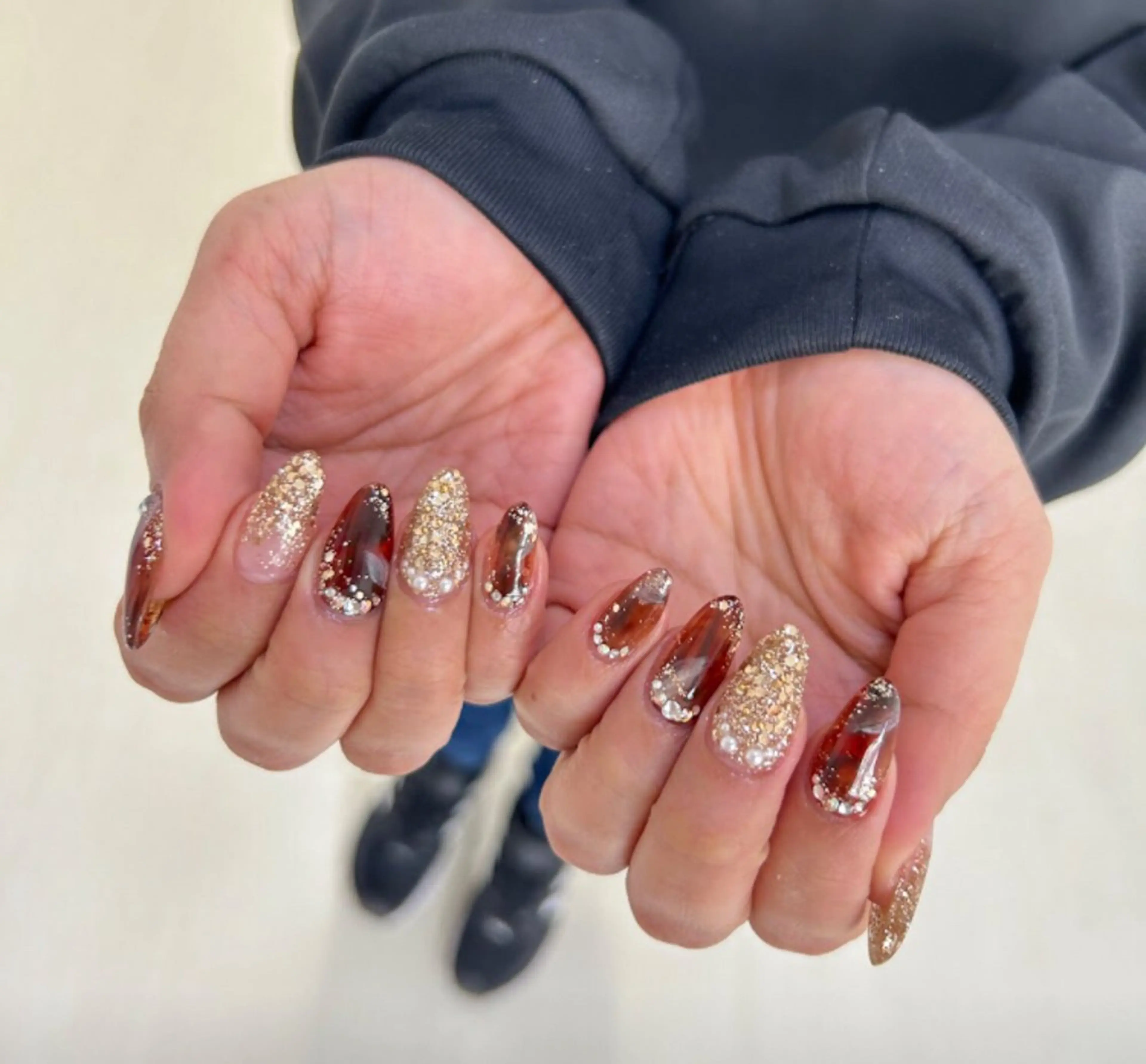 ネイル アートネイル ジェルネイル キラキラネイル ニュアンスネイル スカルプネイル nailstudio eviz新宿店のネイルデザイン