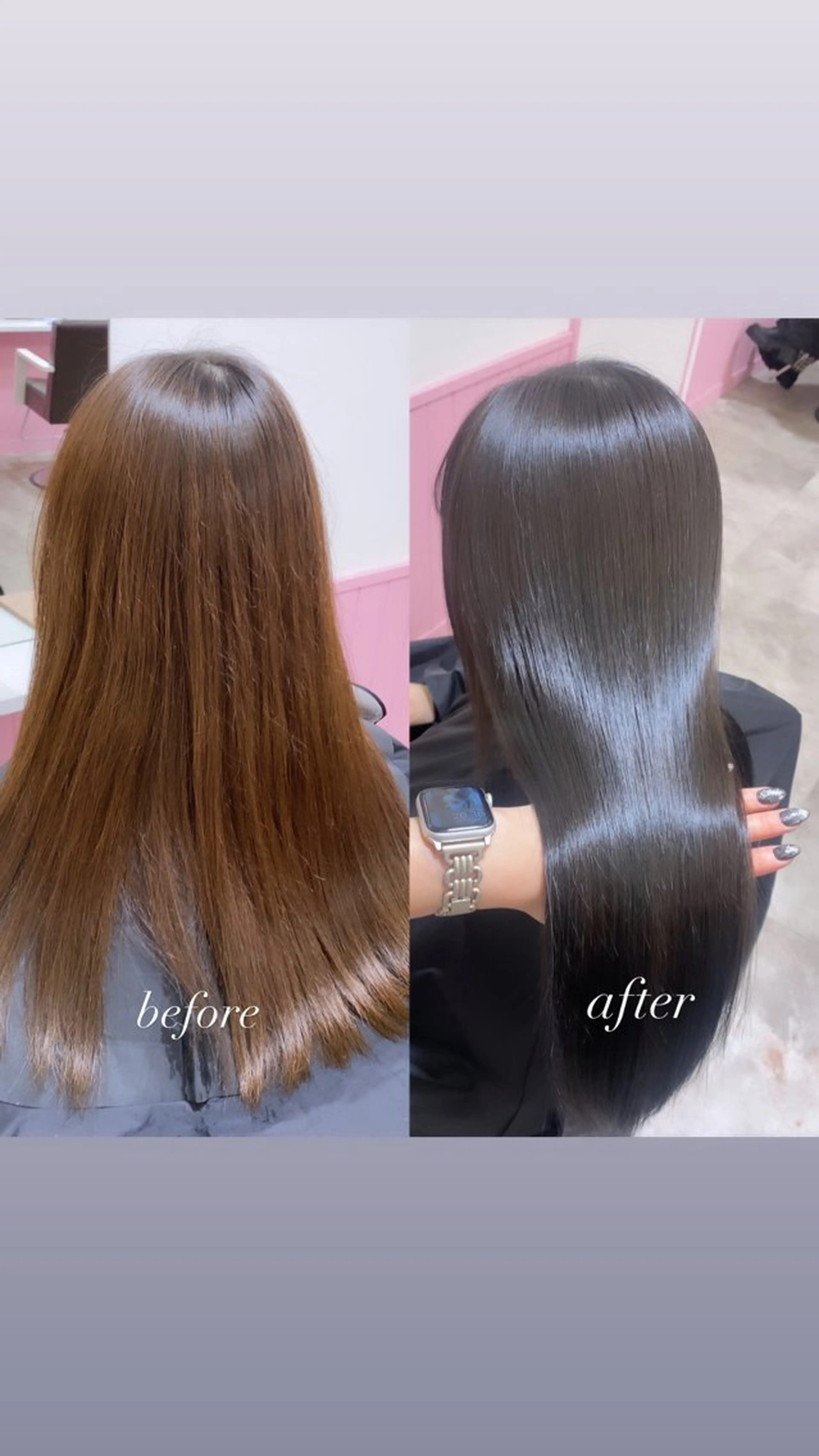 ロング 髪質改善韓国レイヤー SHIORI🦋のヘアスタイル