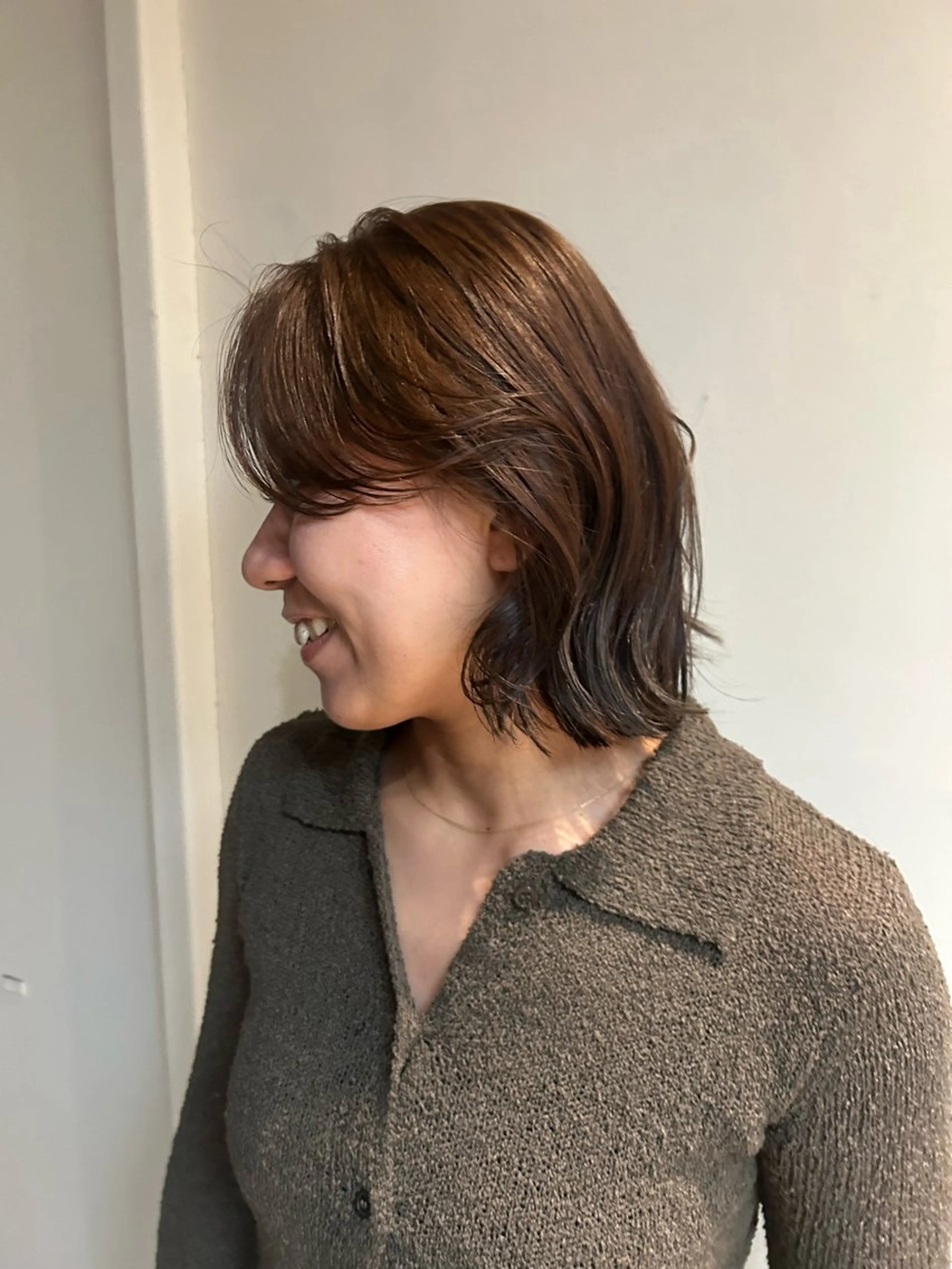 ショート メイ🩰透明感カラー レイヤーカットのヘアスタイル