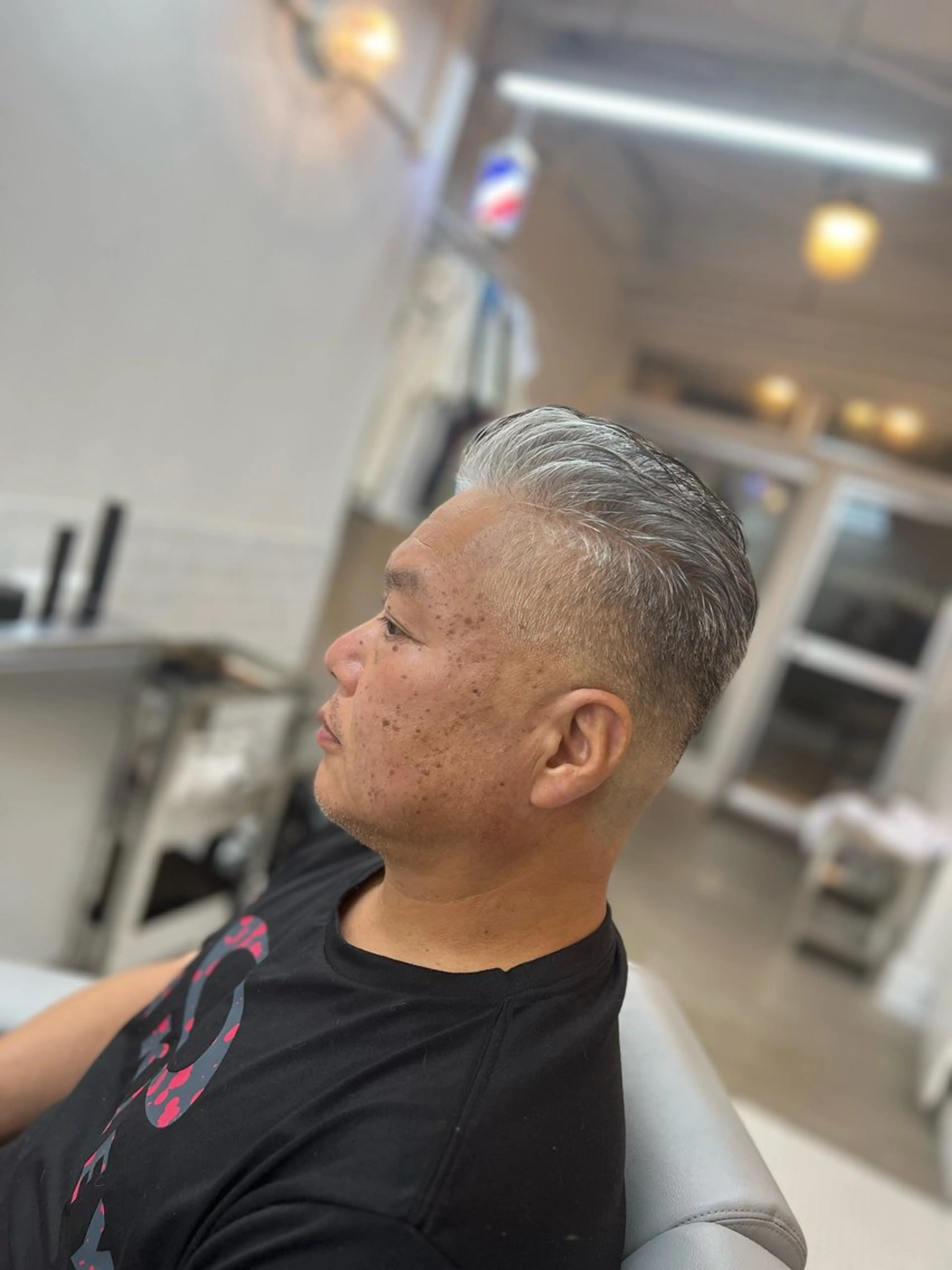 ショート メンズ フェードカット 杉山 友哉のヘアスタイル