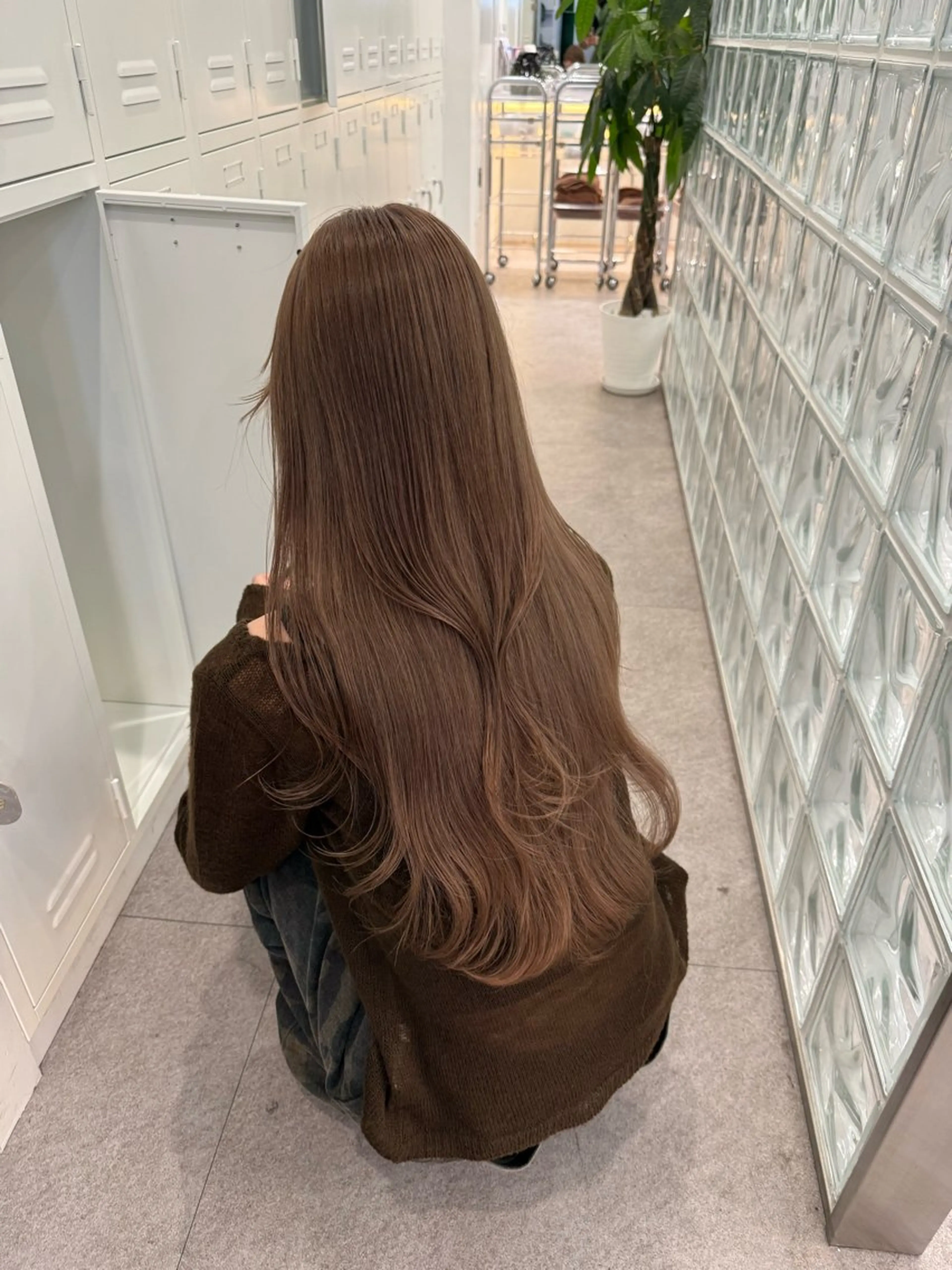 ロング カラー ヘアカラー おもて なおとのヘアスタイル