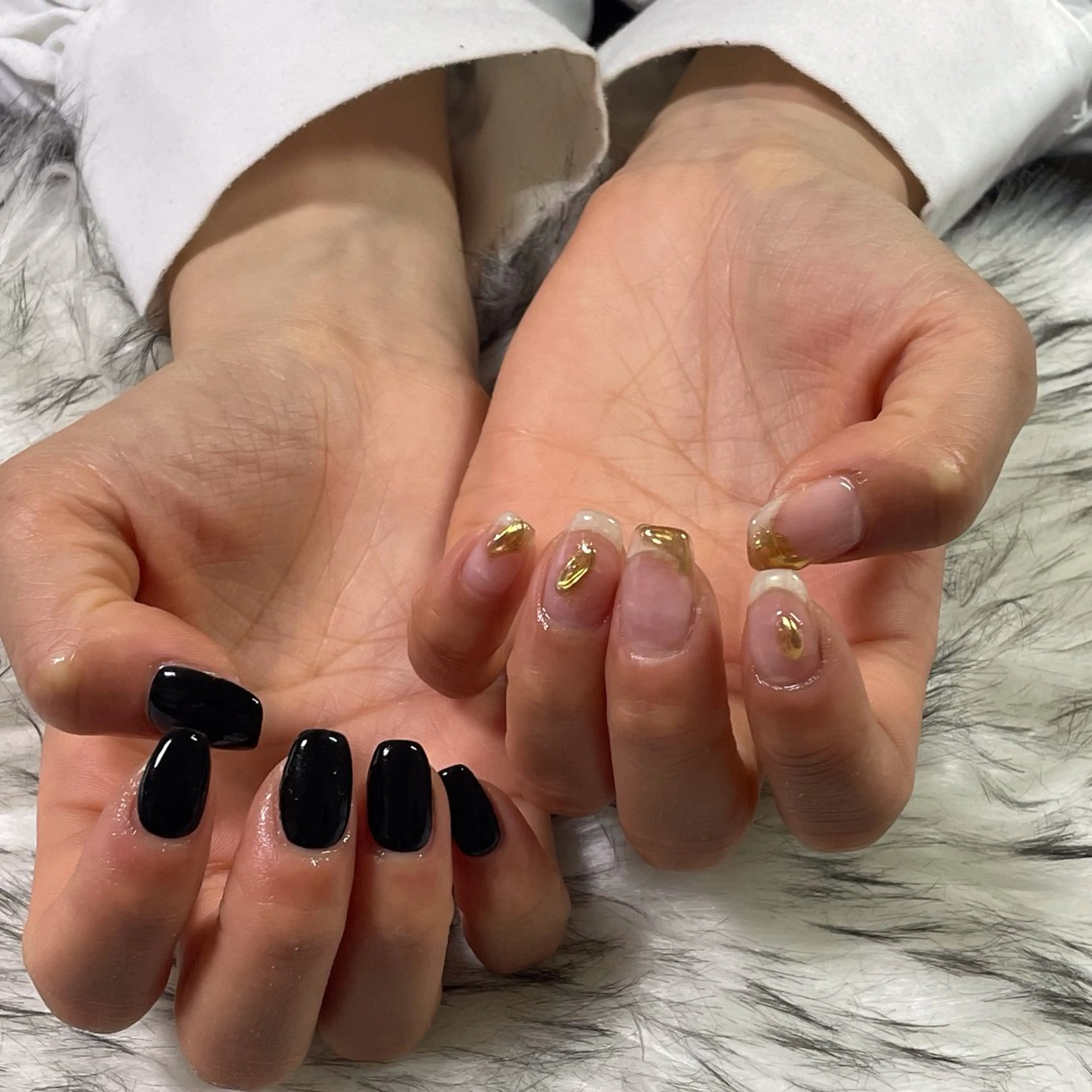 ネイル オーロラネイル フットネイル フレンチネイル ジェルネイル 韓国ネイル ハンドネイル kiki nail &brow二子玉川の眉毛・アイブロウイメージ