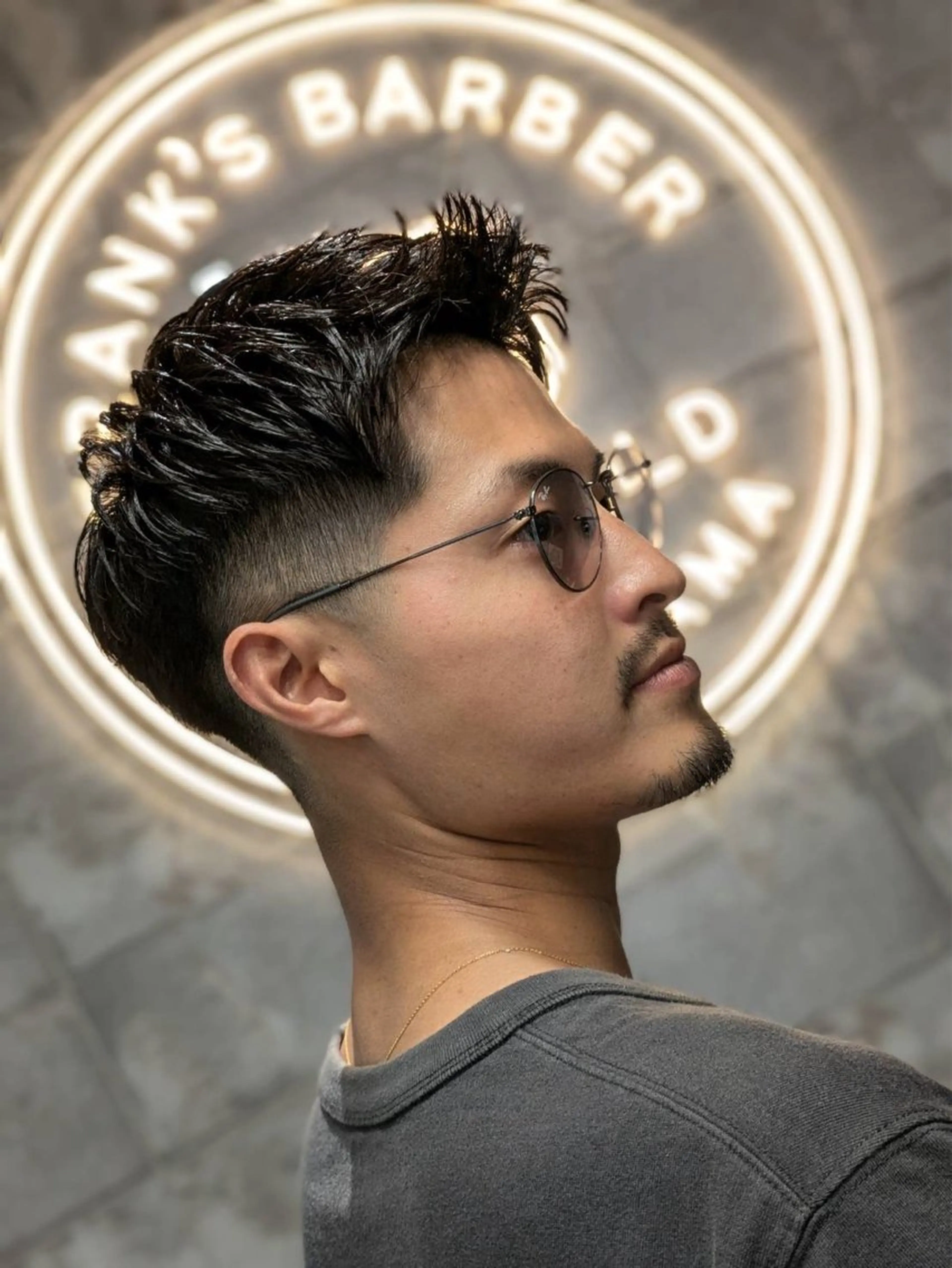 ショート メンズ カット 福本 純平のヘアスタイル