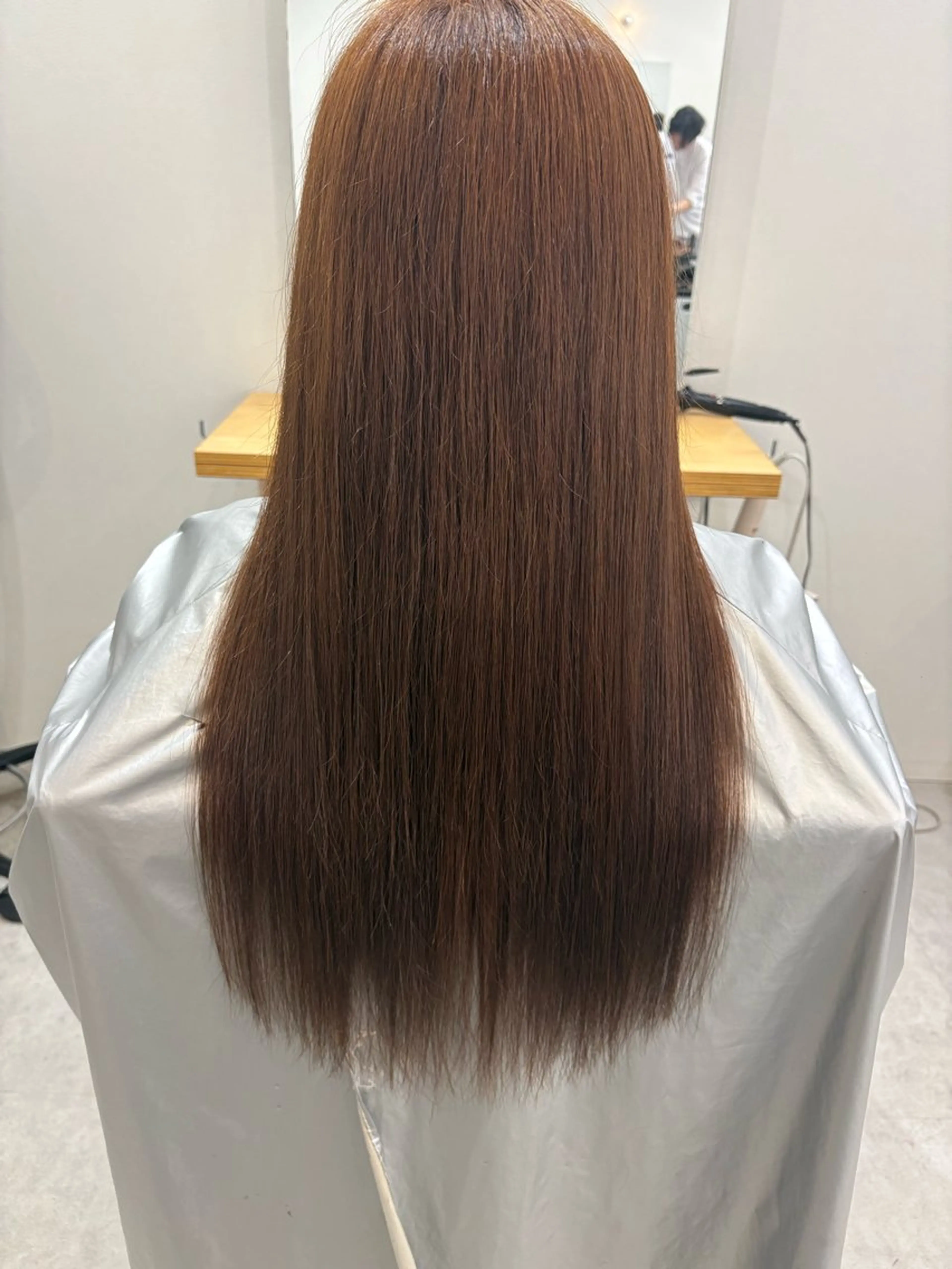 ロング カラー カット ヘアカラー 野村 莉愛のヘアスタイル