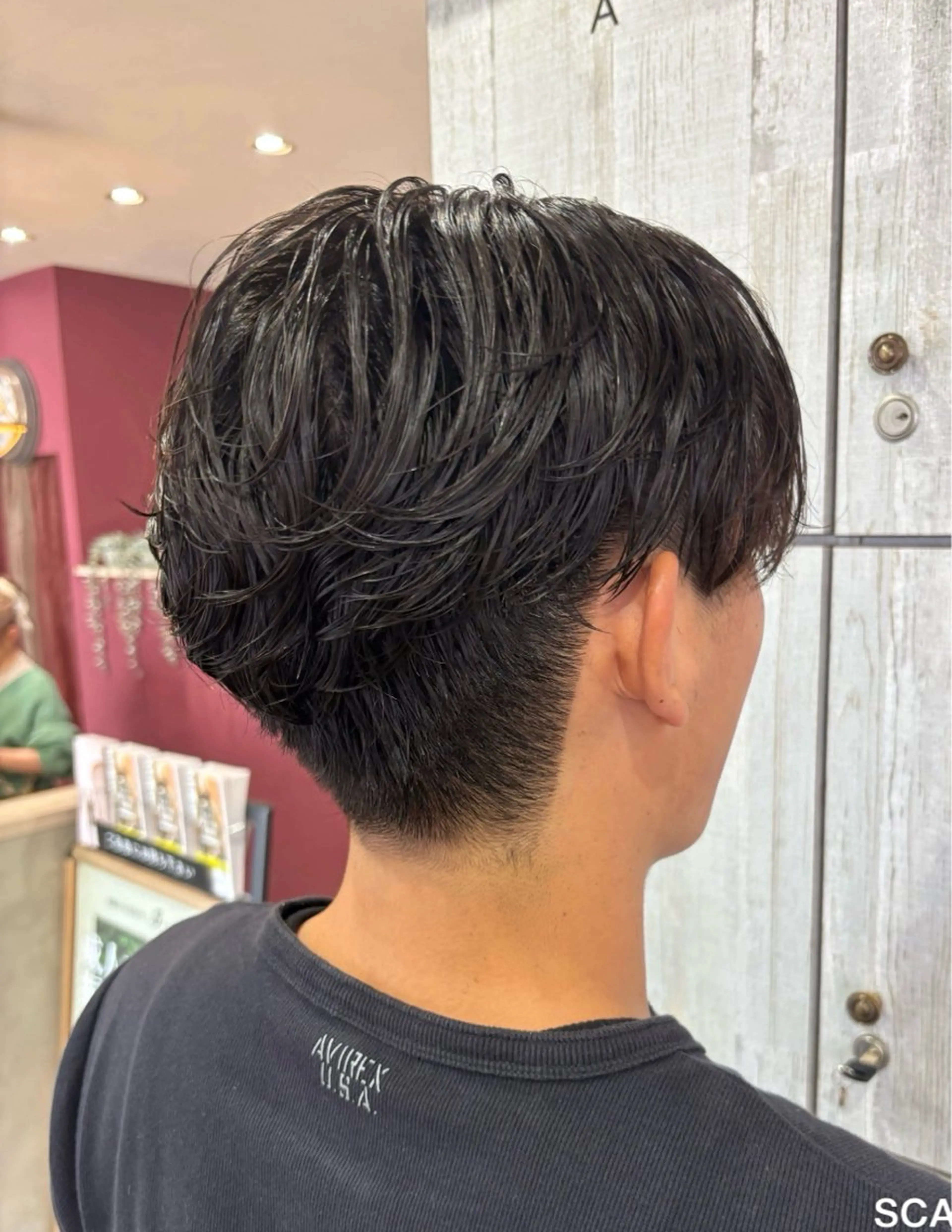 パーマ メンズ 池田 煌翔のヘアスタイル