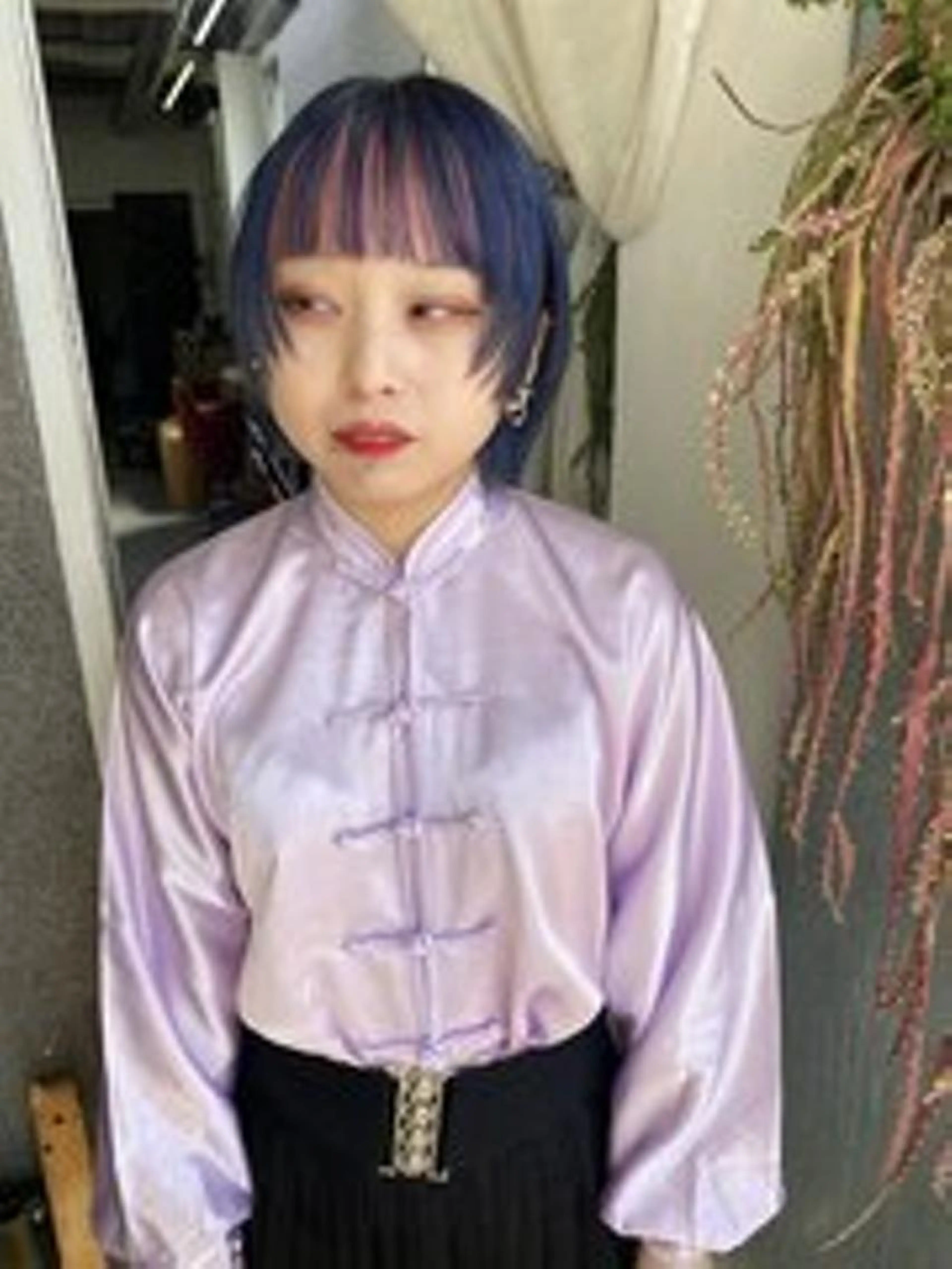 【顔まわりの縮毛矯正と前髪カット✂︎.+°＊】フェイスライン縮毛矯正+前髪カットの写真