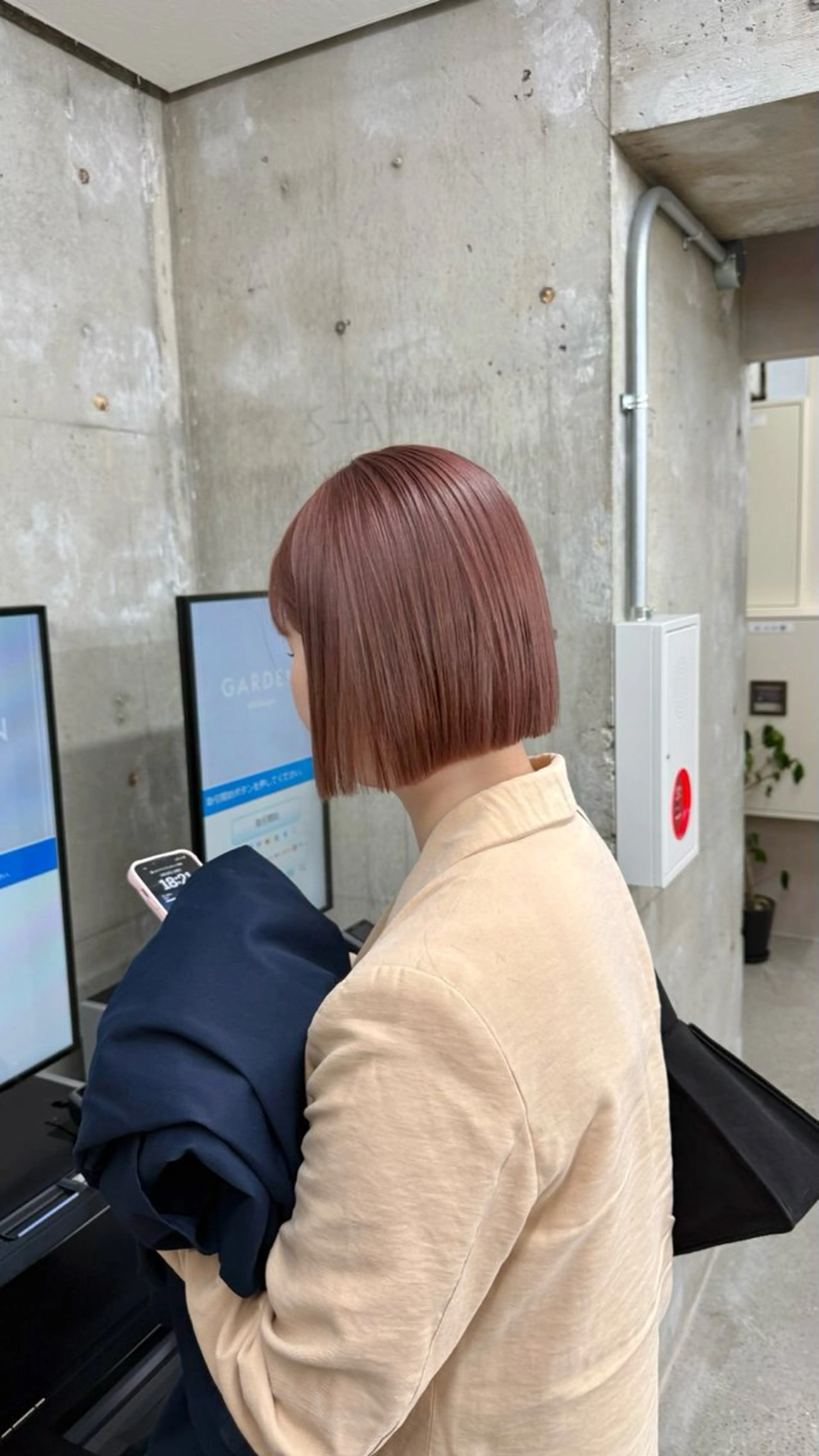 ショート カット ヘアカラー トリートメント 🌸暖色カラー/ボブ 一色愛海🌸のヘアスタイル