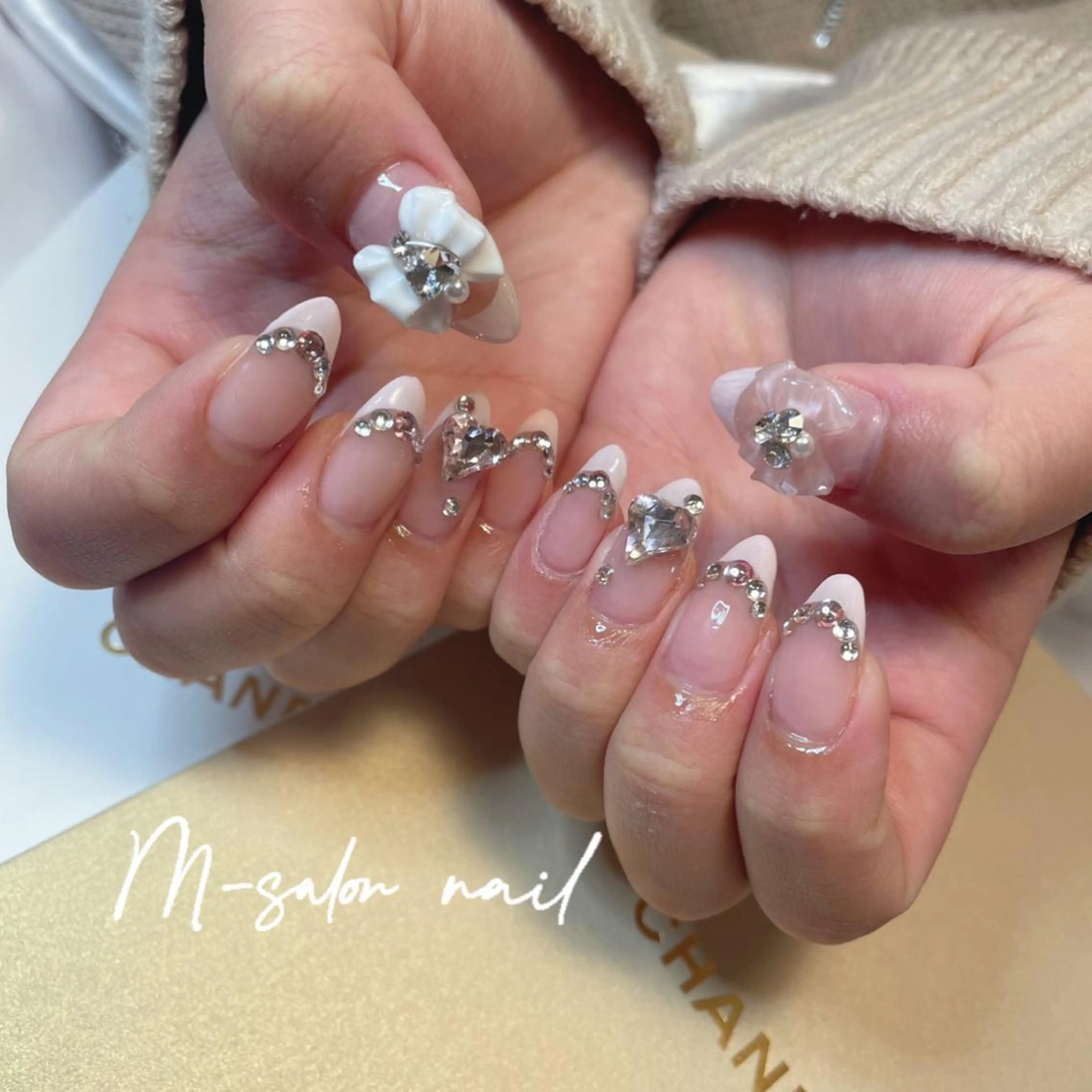 ネイル ハンドネイル 韓国/網紅/パーツ M-salonのネイルデザイン