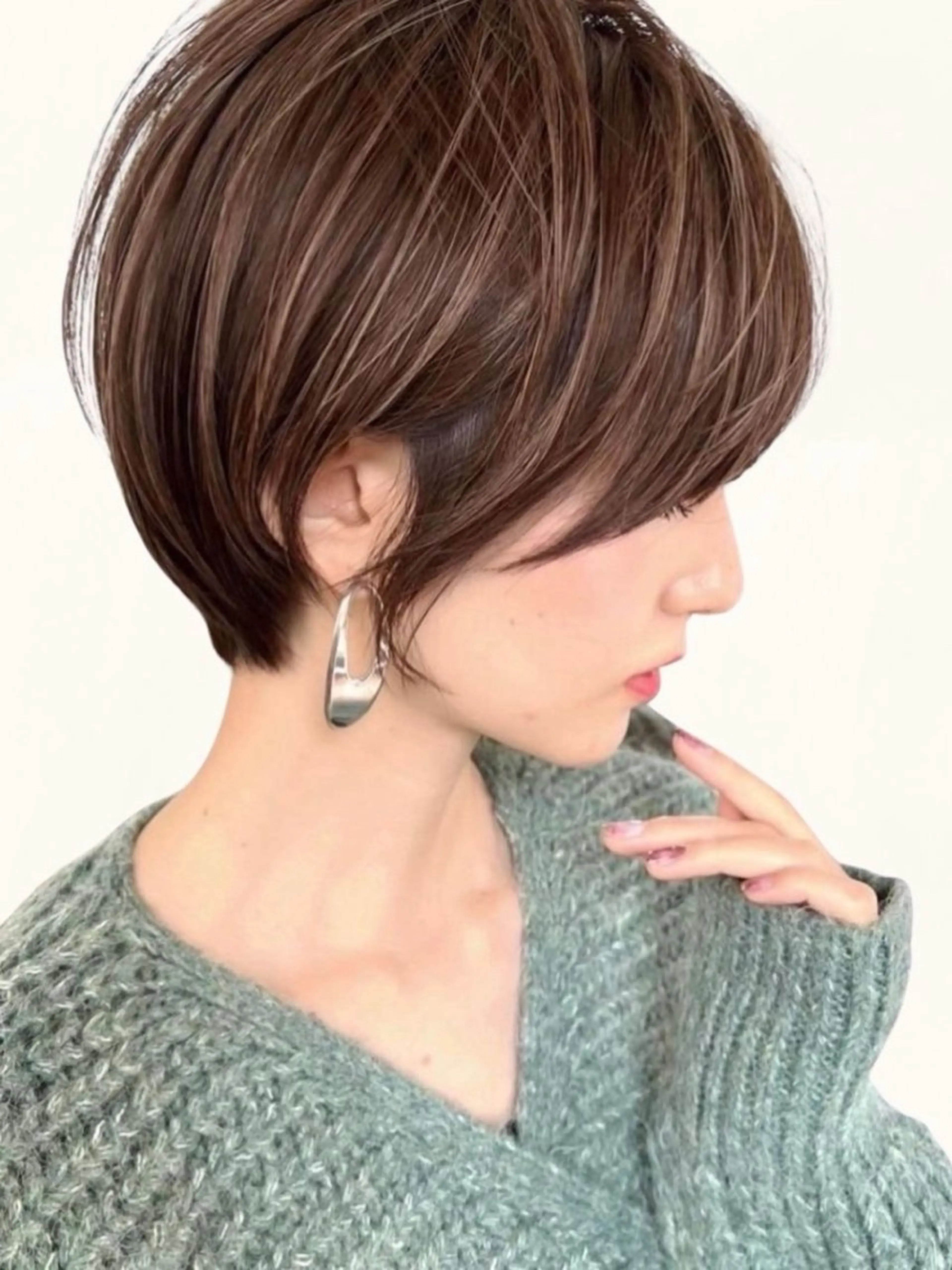 ショート カラー カット ヘアカラー ハイライトNo.1☆ ゆうのヘアスタイル