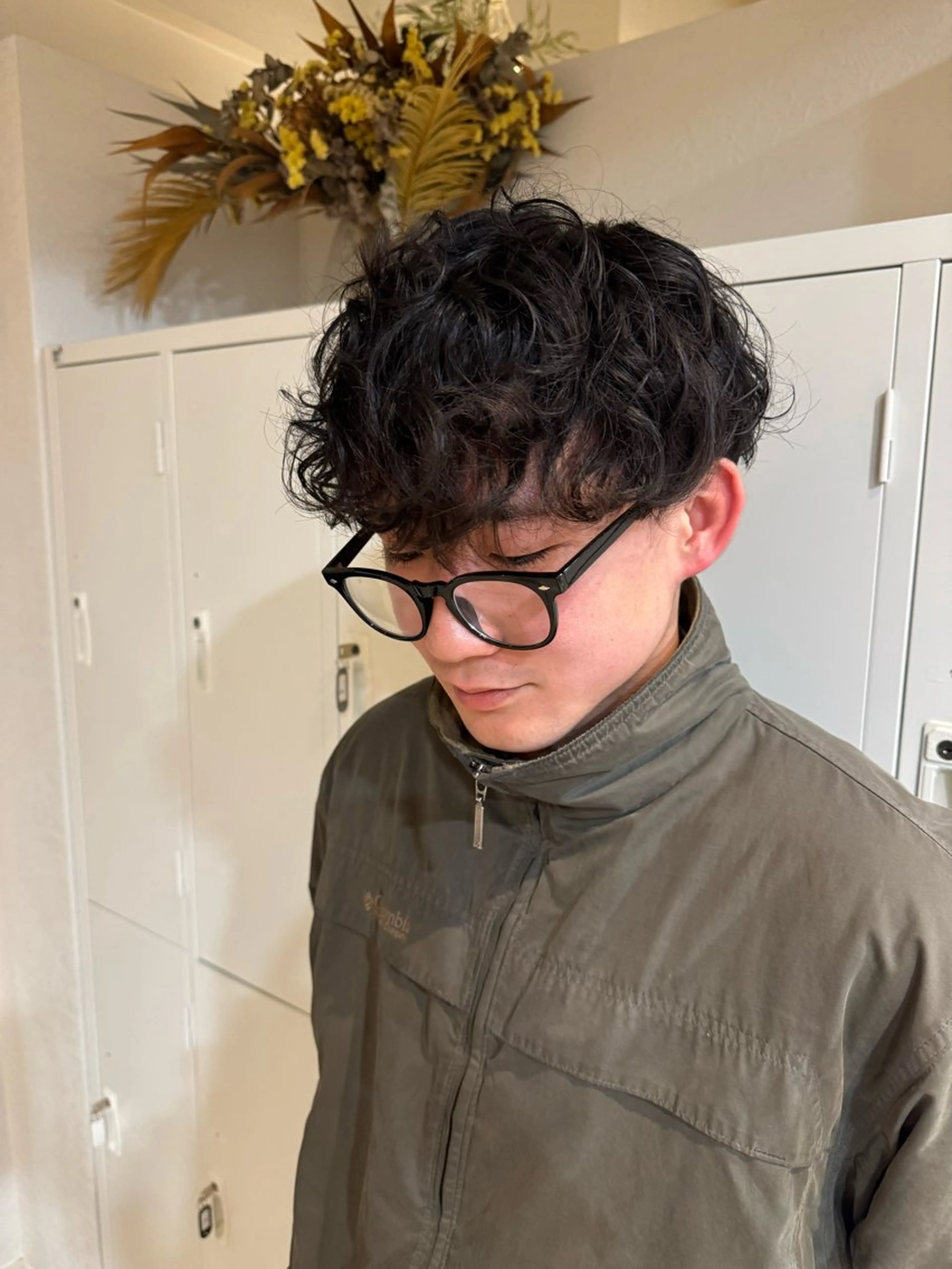 パーマ メンズ カット パーマ AYAKA/メンズ パーマ/四条烏丸のヘアスタイル