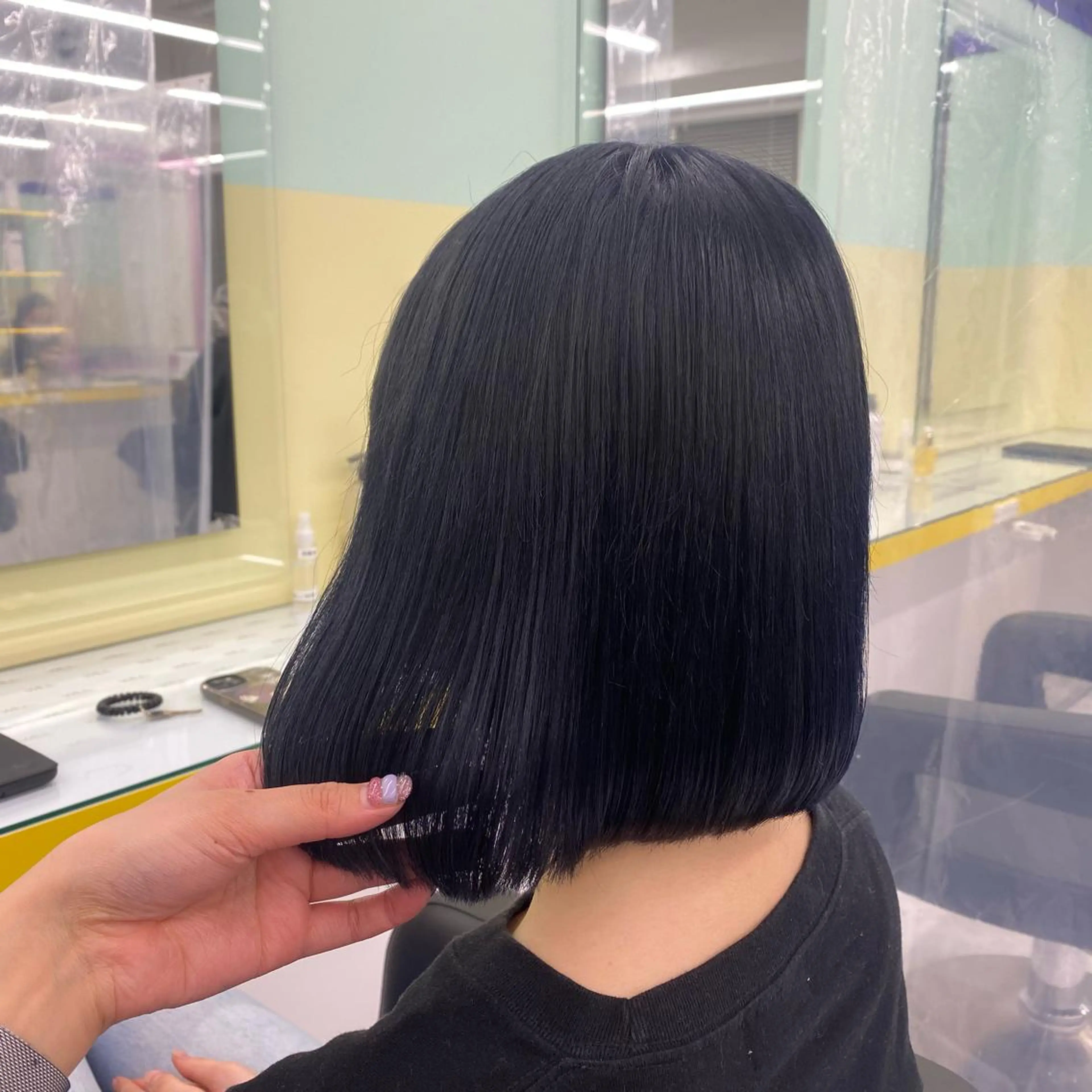 セミロング カラー ヘアアレンジ ヘアカラー mai🍑暖色カラー /レイヤー💖のヘアスタイル