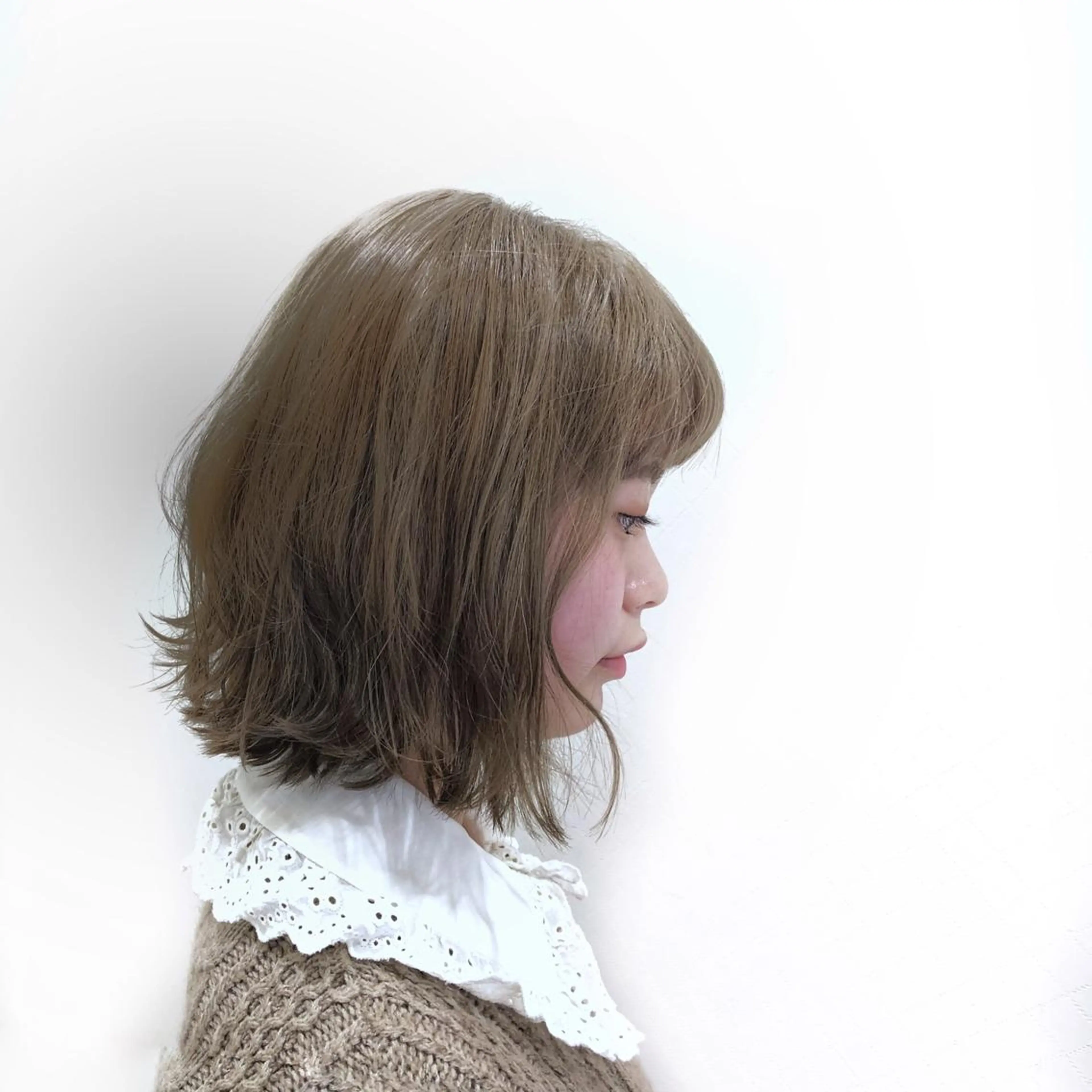 ミディアム カラー パーマ エリア人気No.1 美容室Ash西船橋のヘアスタイル