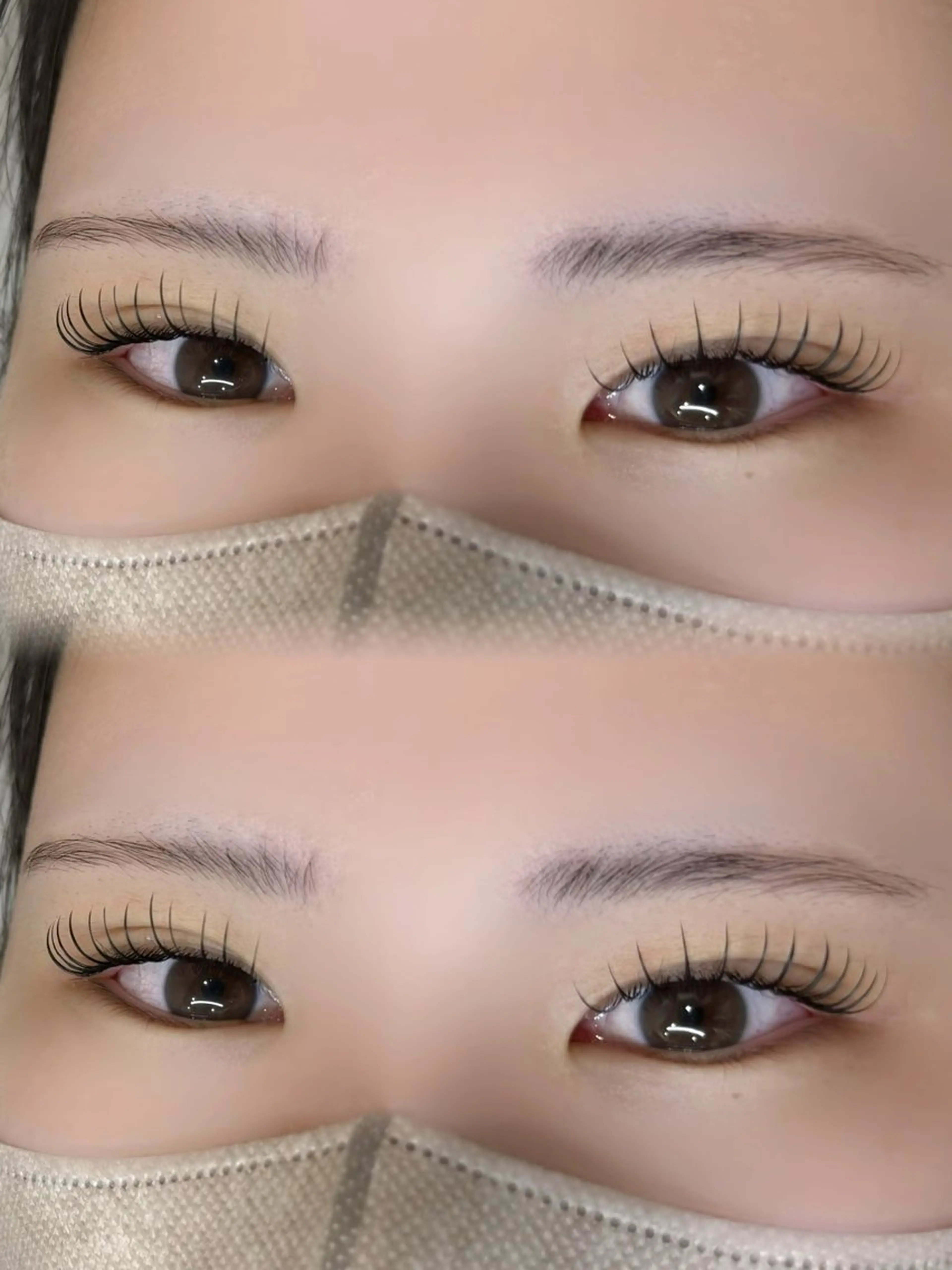 エクステ× パーマ 120本の写真