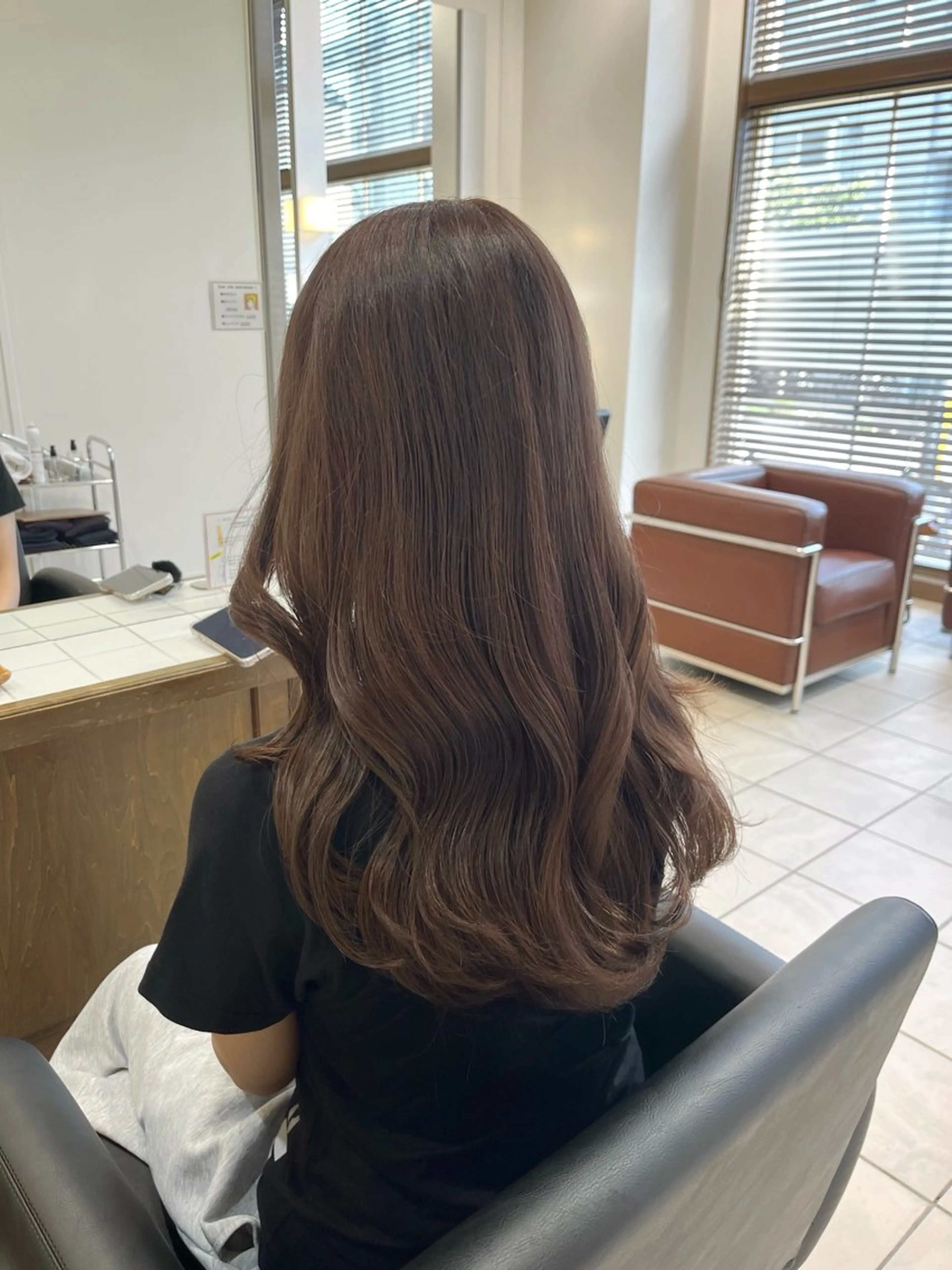 ロング カット ヘアカラー トリートメント 🎀透明感カラー🎀 稲垣至恩🎀のヘアスタイル