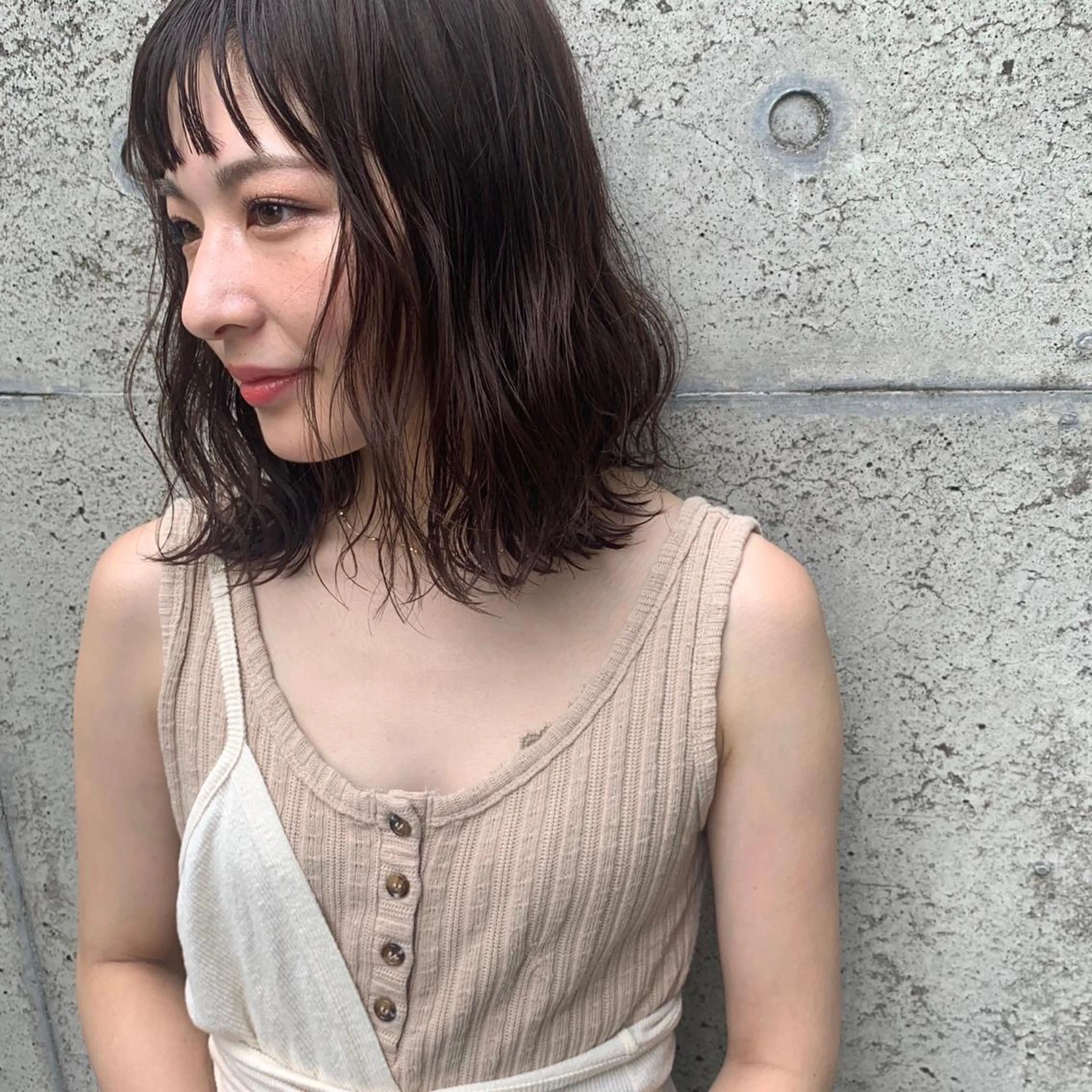 ミディアム カラー ヘアアレンジ カット ヘアカラー 新宿駅近♡友達とOK 🦋W -ワット -のヘアスタイル