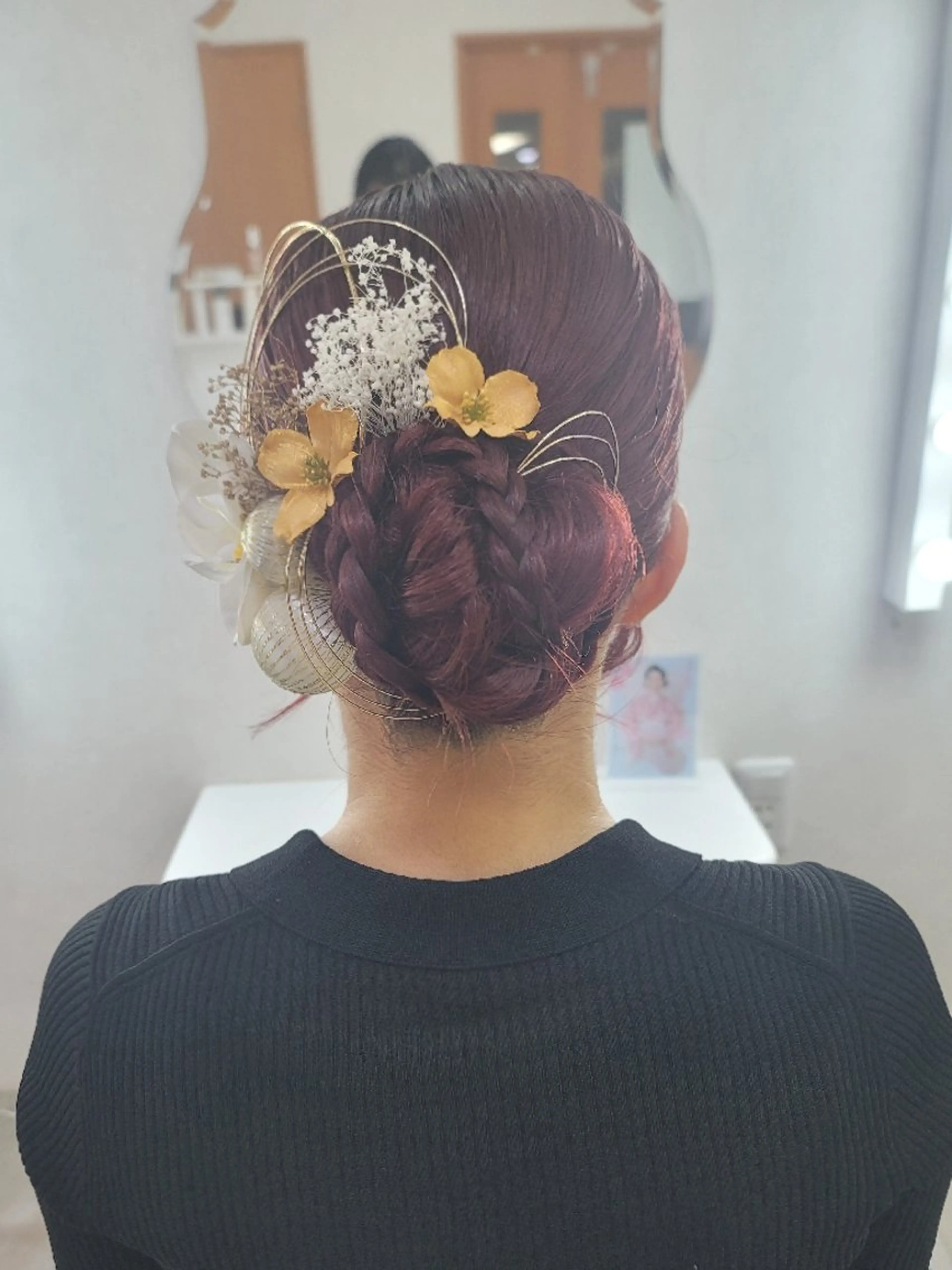 ロング ヘアアレンジ ヘアセット 渥美 寿美翔のヘアスタイル