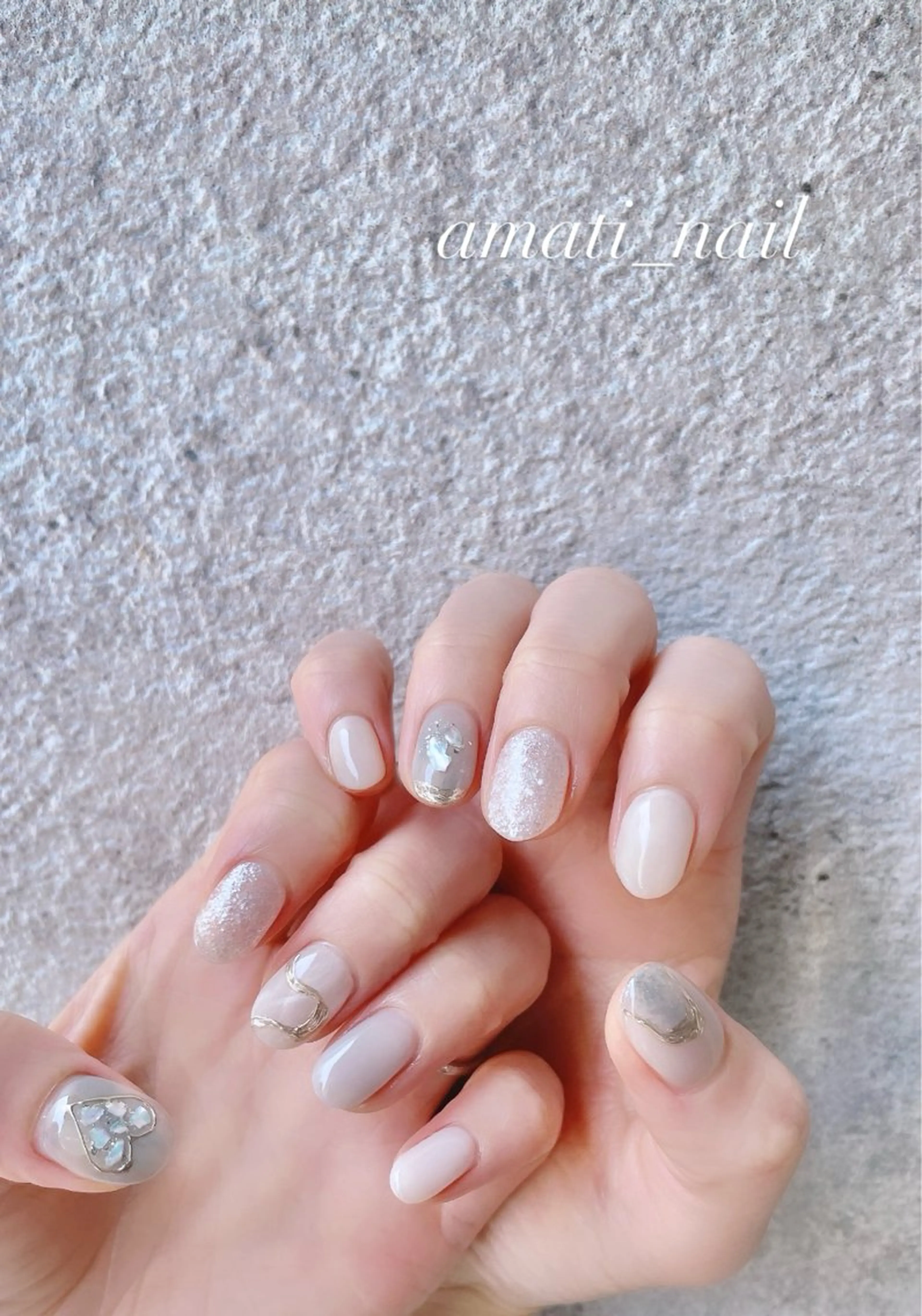 ネイル フットネイル ジェルネイル マグネットネイル ミラーネイル ニュアンスネイル ハンドネイル amati_nail TAKAKOのネイルデザイン
