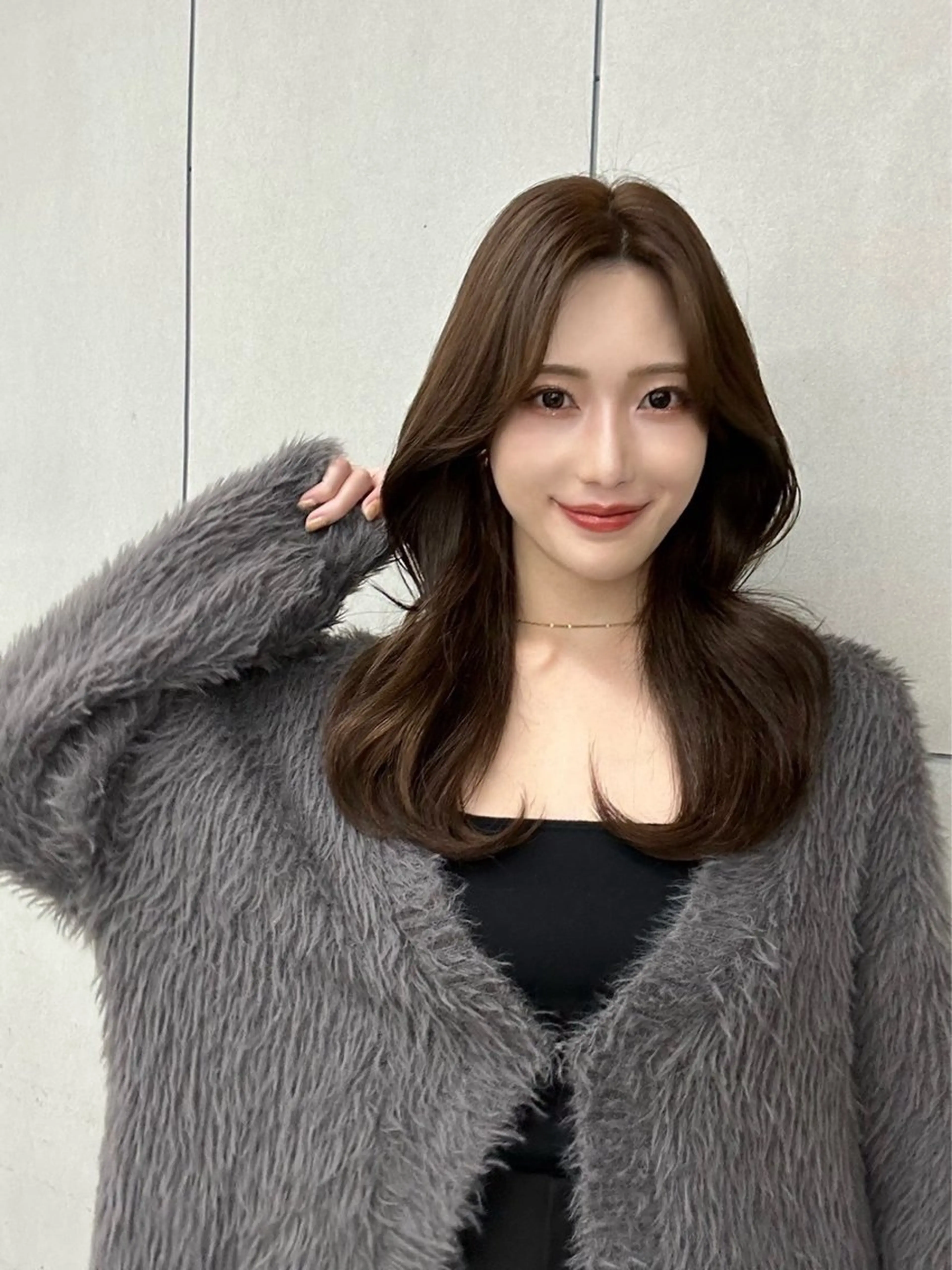 セミロング 艶感透明感カラー 🫧たけ🫧のヘアスタイル