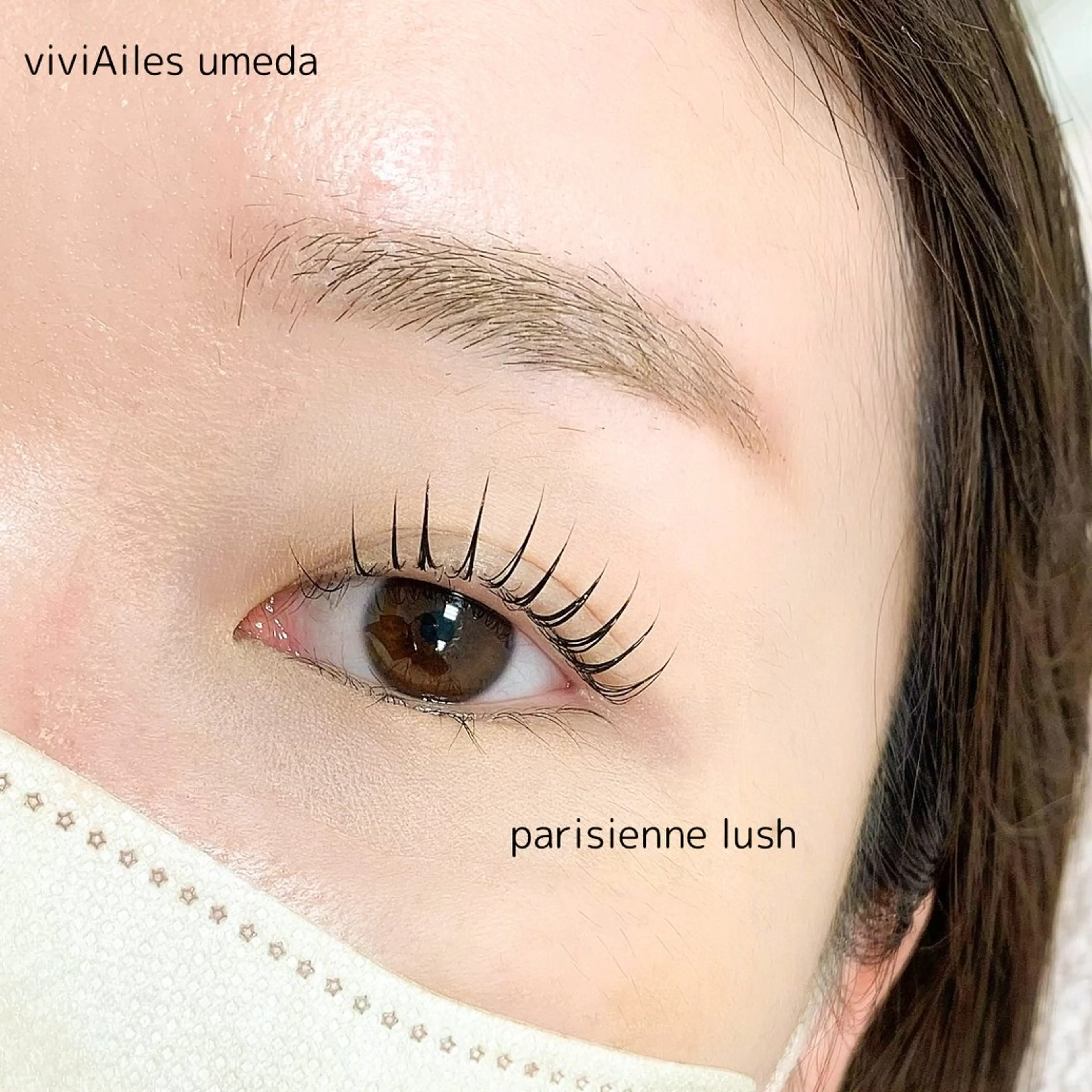 【期間限定🌷¥4500】パリジェンヌ/パーマ選択可⭕️上まつげパーマ🧡コーティング付きの写真