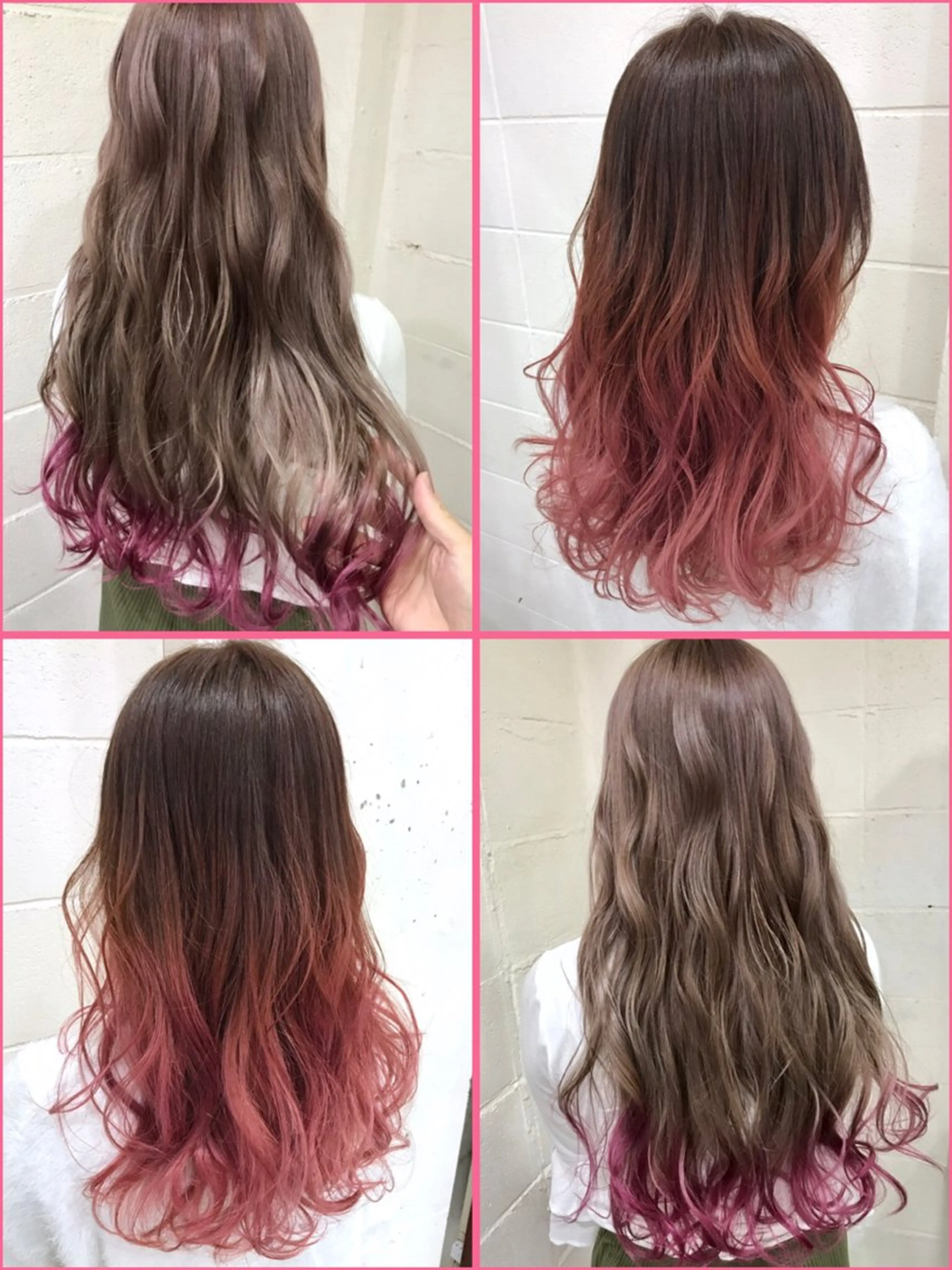 ロング カラー 佐伯 りょうのヘアスタイル