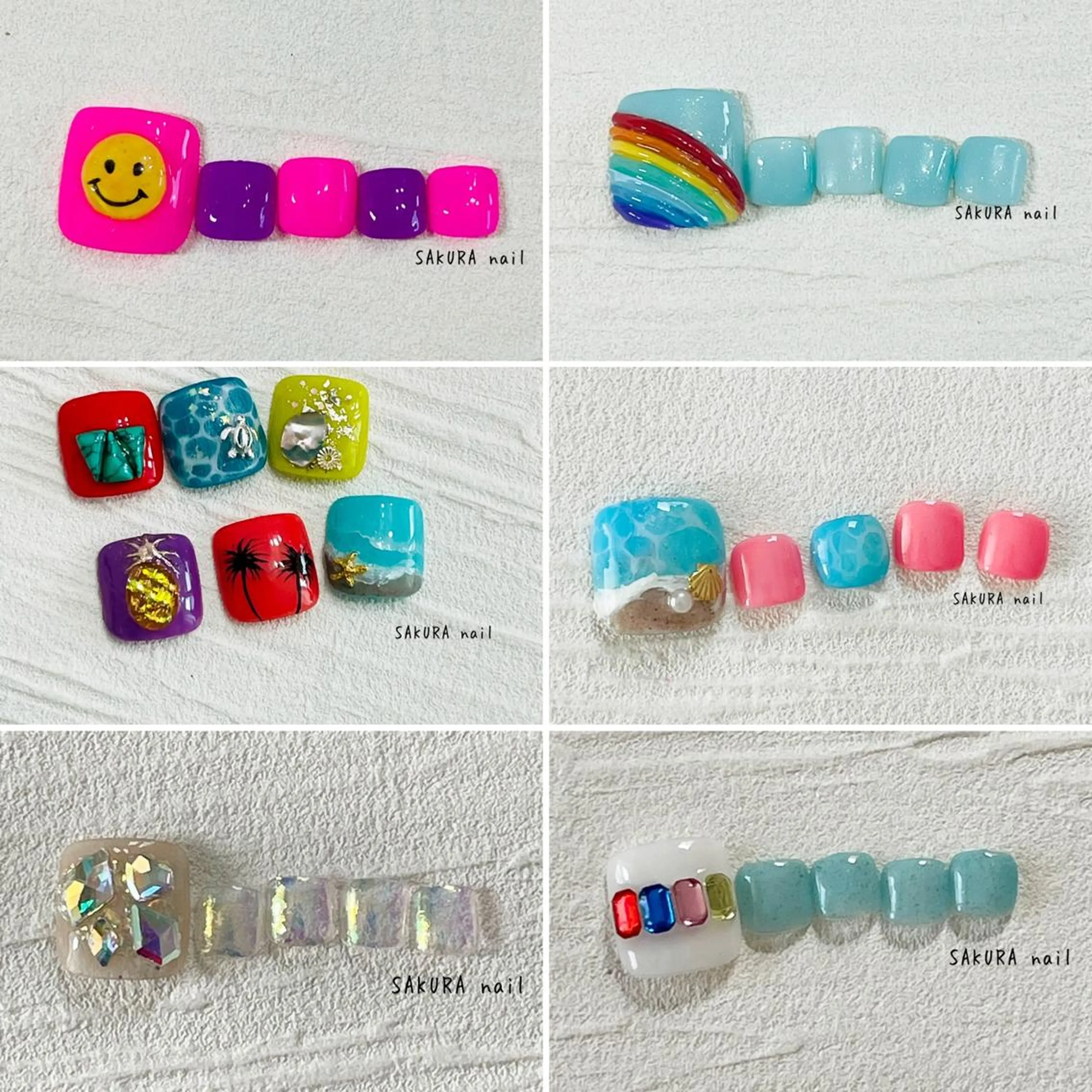 ネイル フットネイル SAKURA nailのネイルデザイン