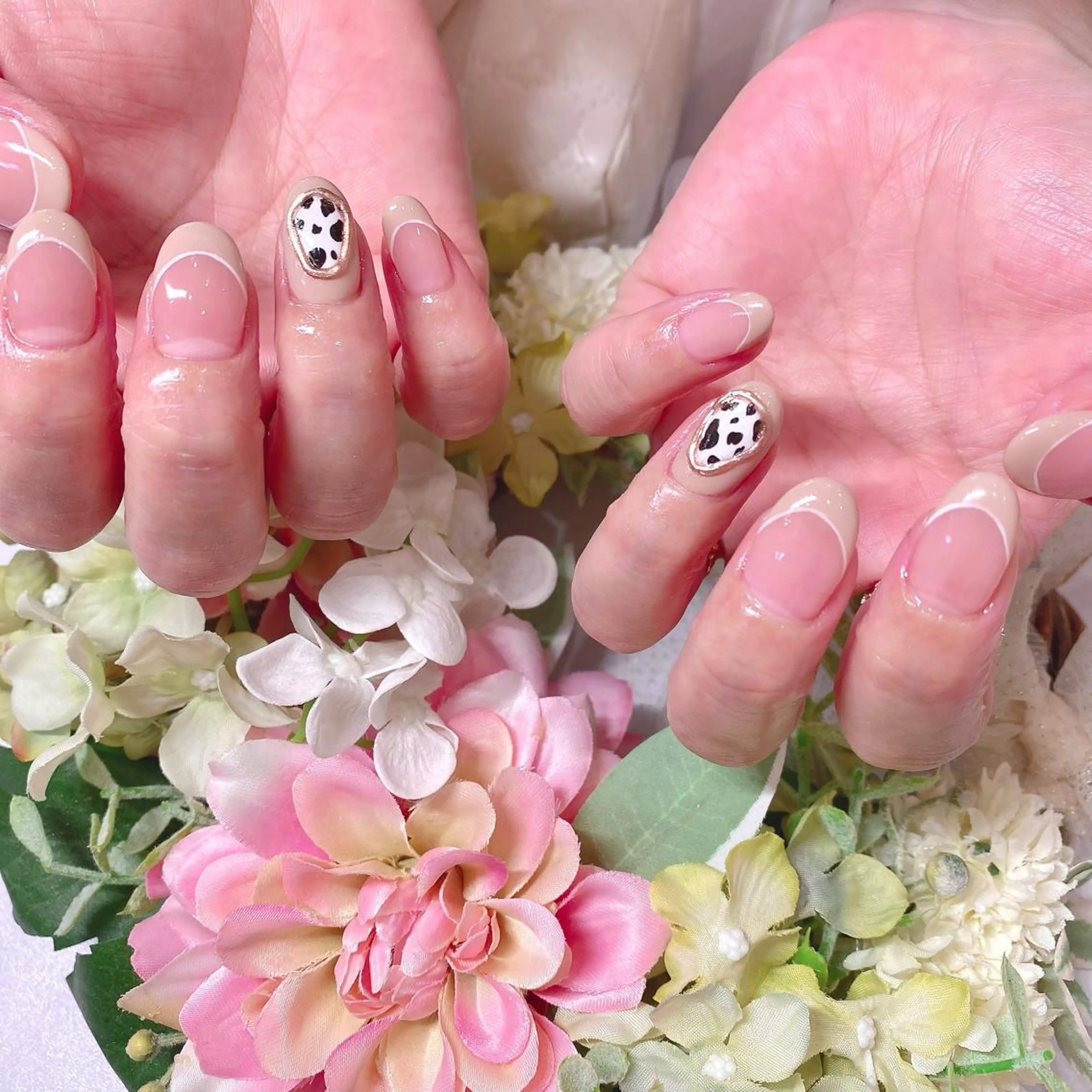 ネイル フレンチネイル ハンドネイル Nail Salon Leafのネイルデザイン