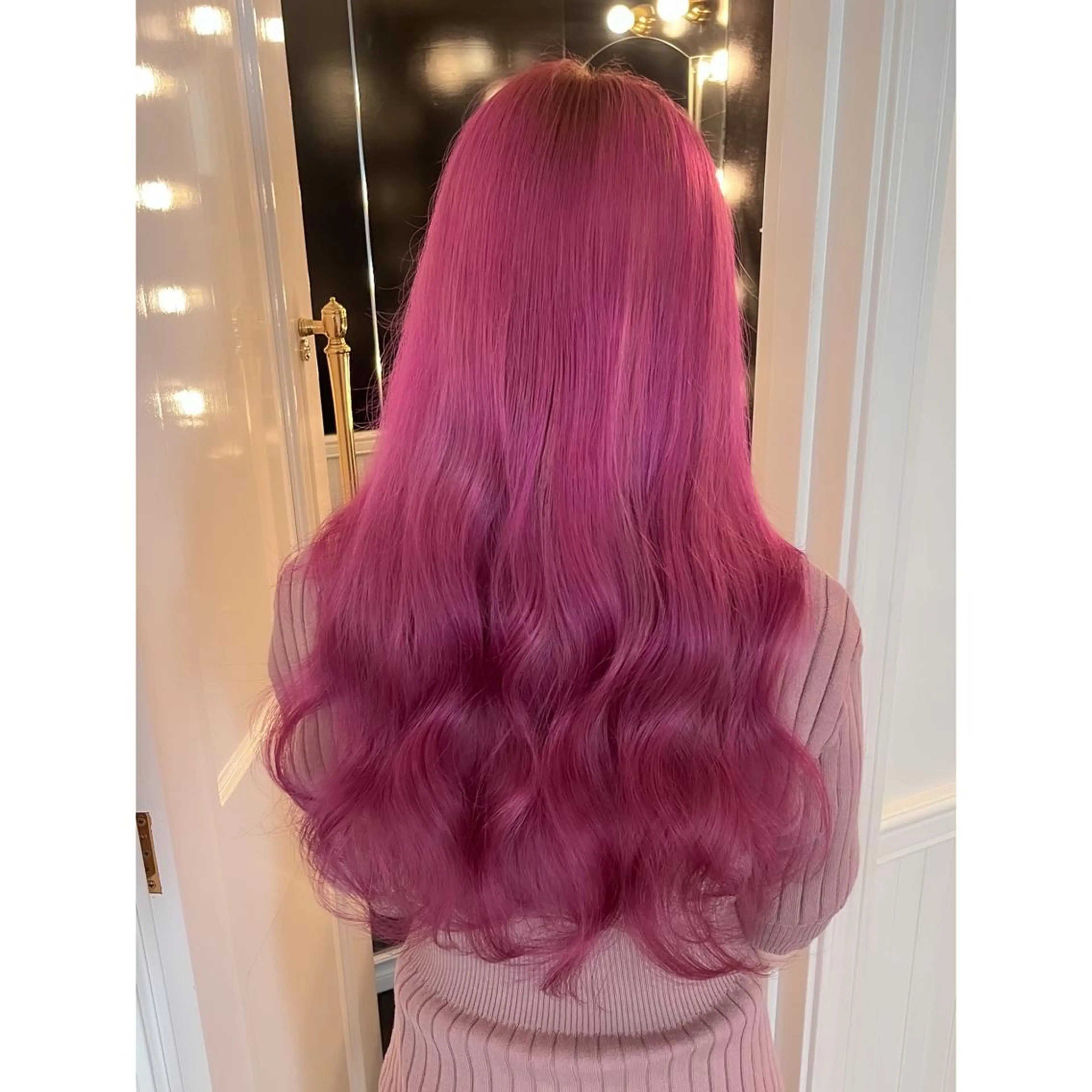 ロング カラー ブリーチ ヘアカラー miyu /トレンド カラー×艶髪のヘアスタイル