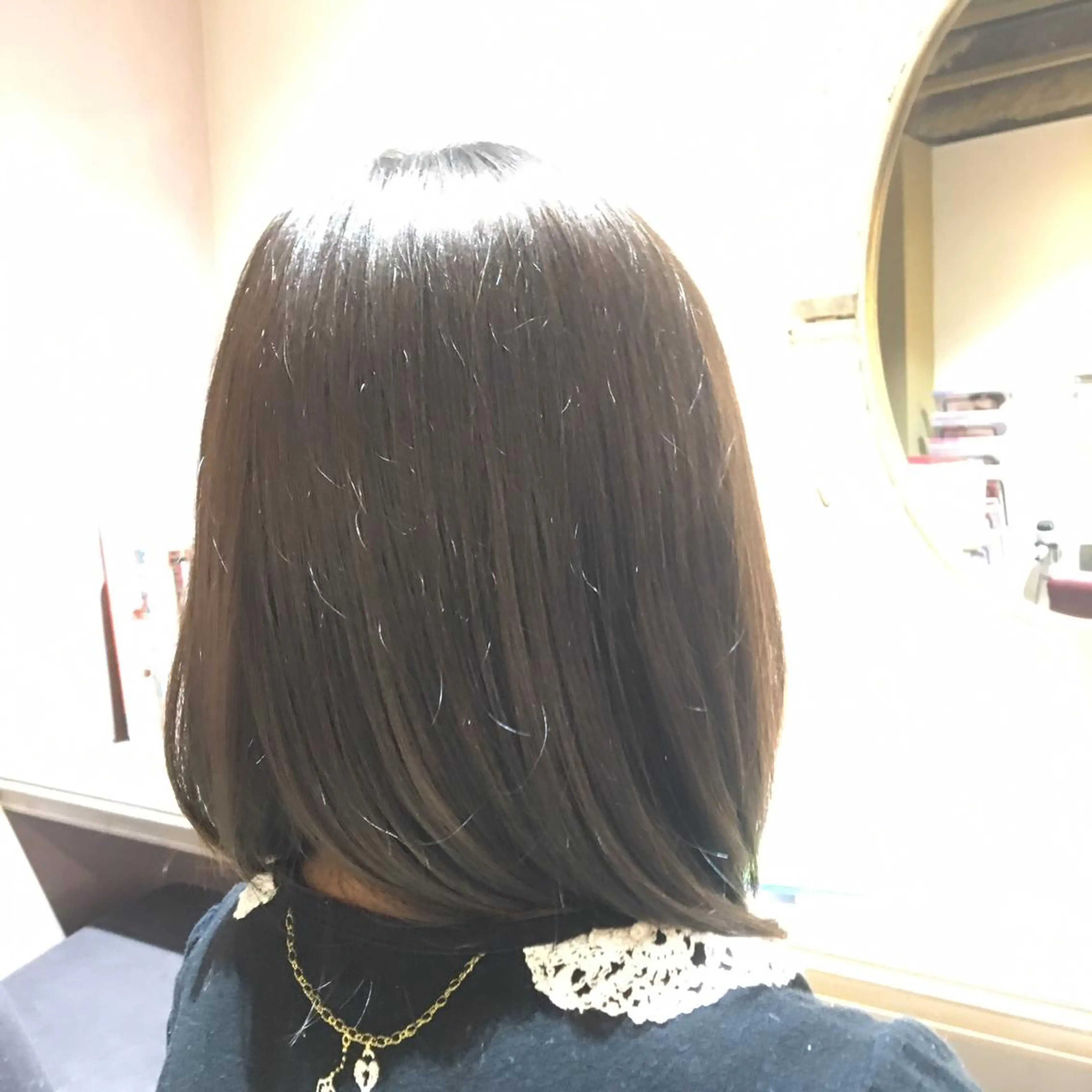 ミディアム カラー キッズ DOUBLE レッスンモデル募集☆のヘアスタイル