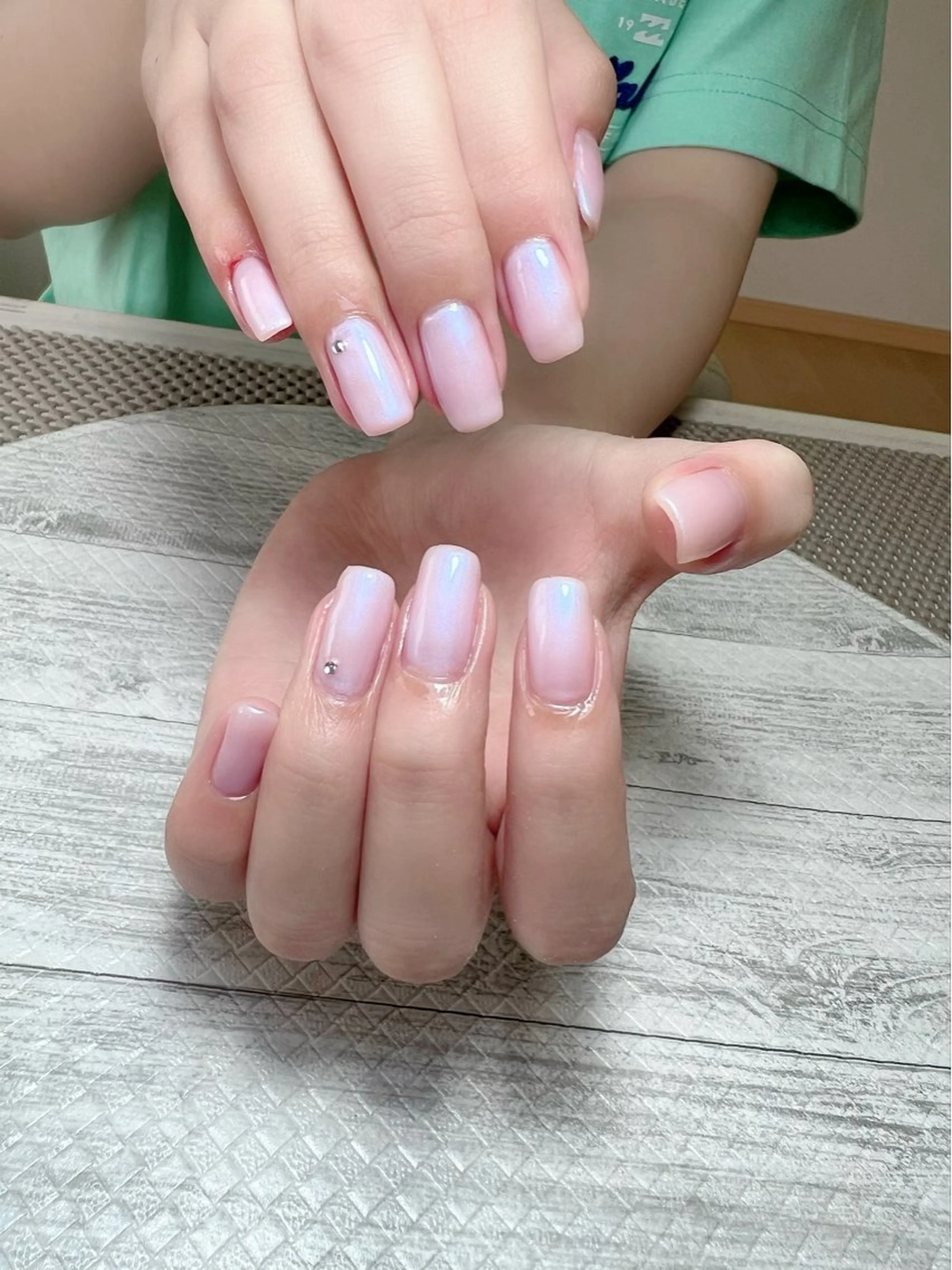 ネイル ジェルネイル ワンカラーネイル ハンドネイル シェヌネイル JURAのネイルデザイン