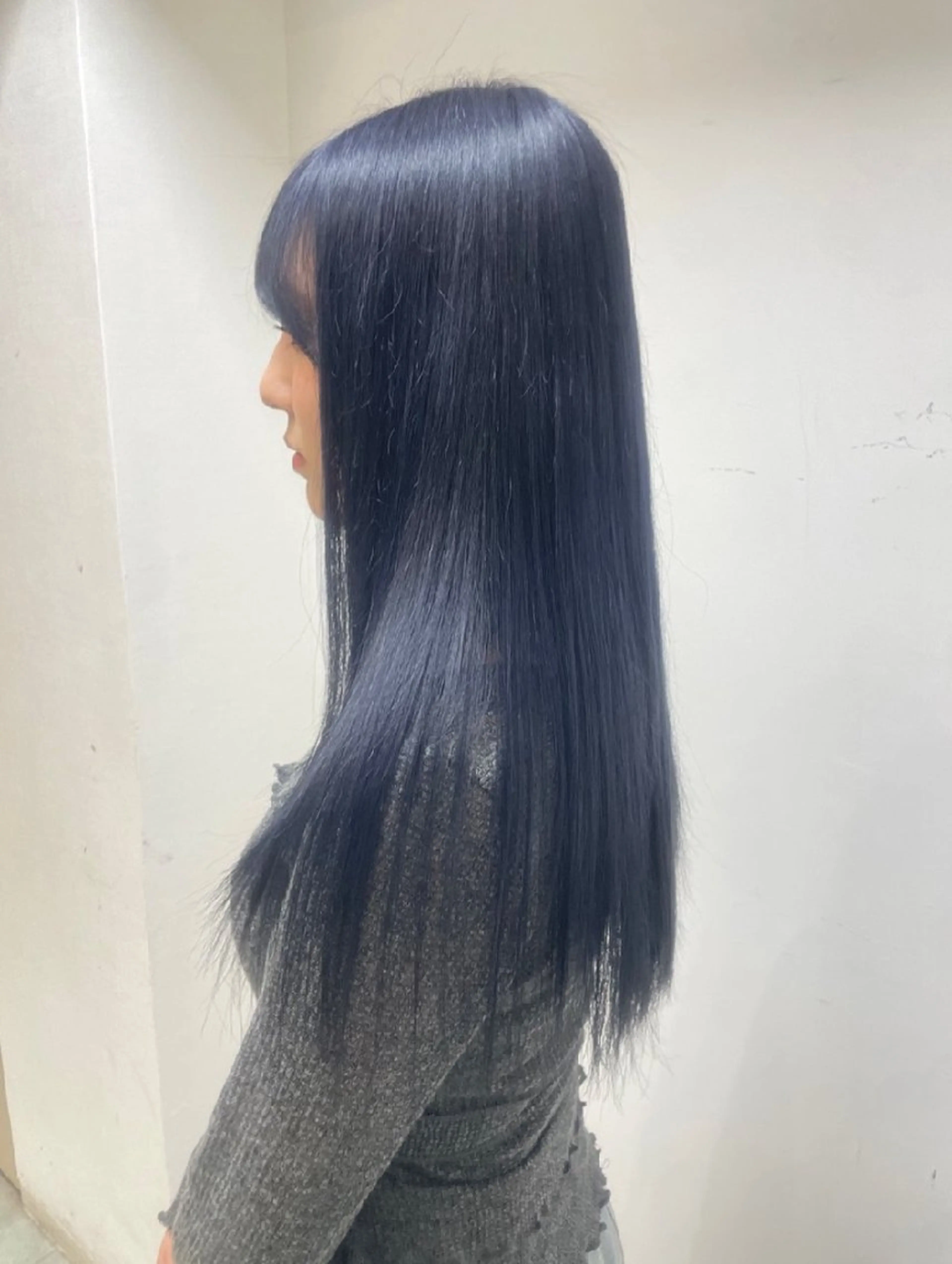 🩵【 𝙢𝙞𝙣𝙞𝙢𝙤 限定】ブリーチ➕️カラー　　ブリーチ有りダブルカラー（寒色）- ̗̀🩵 ̖́の写真