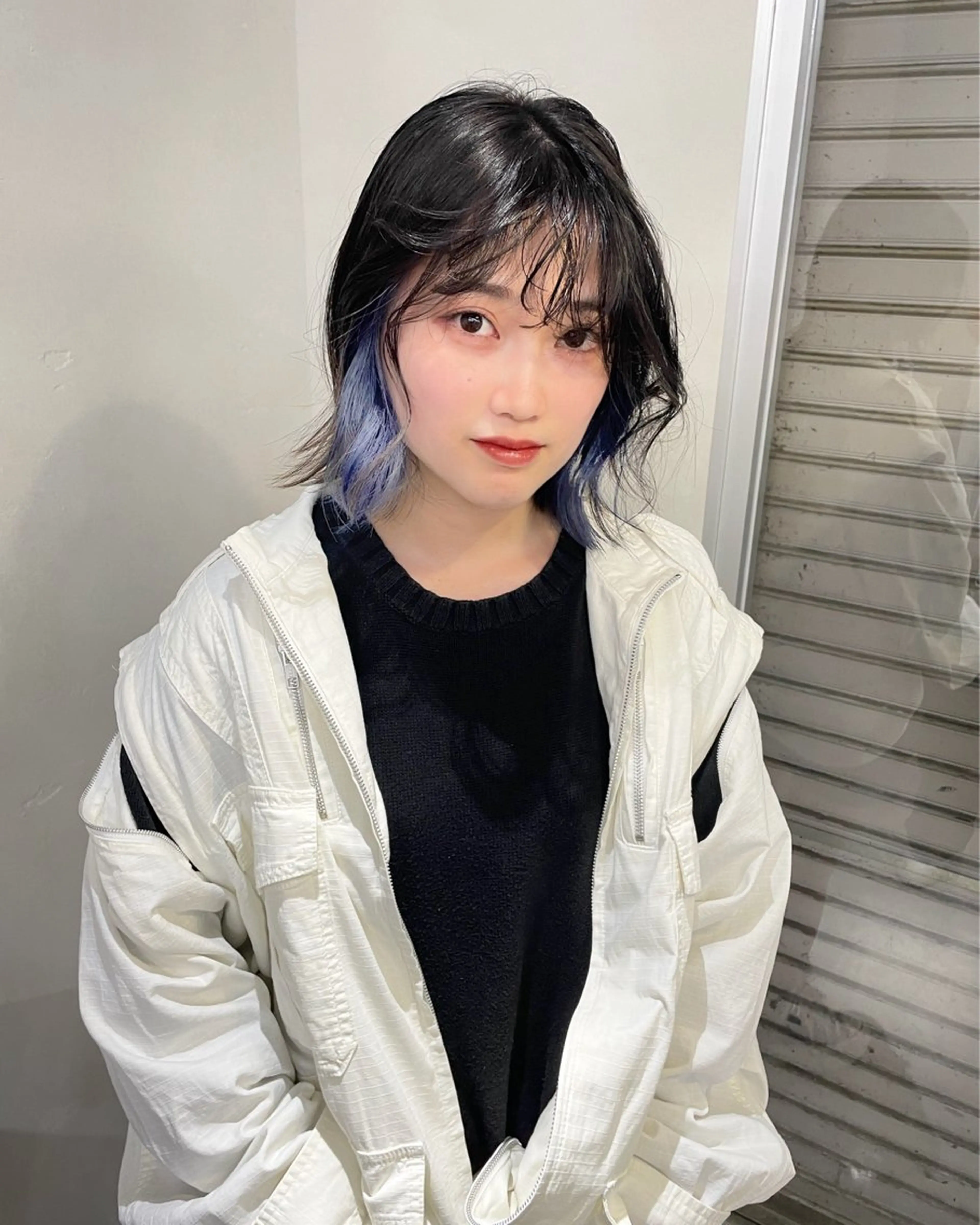 ミディアム カラー ブリーチ/ベージュ 💕/momoaのヘアスタイル