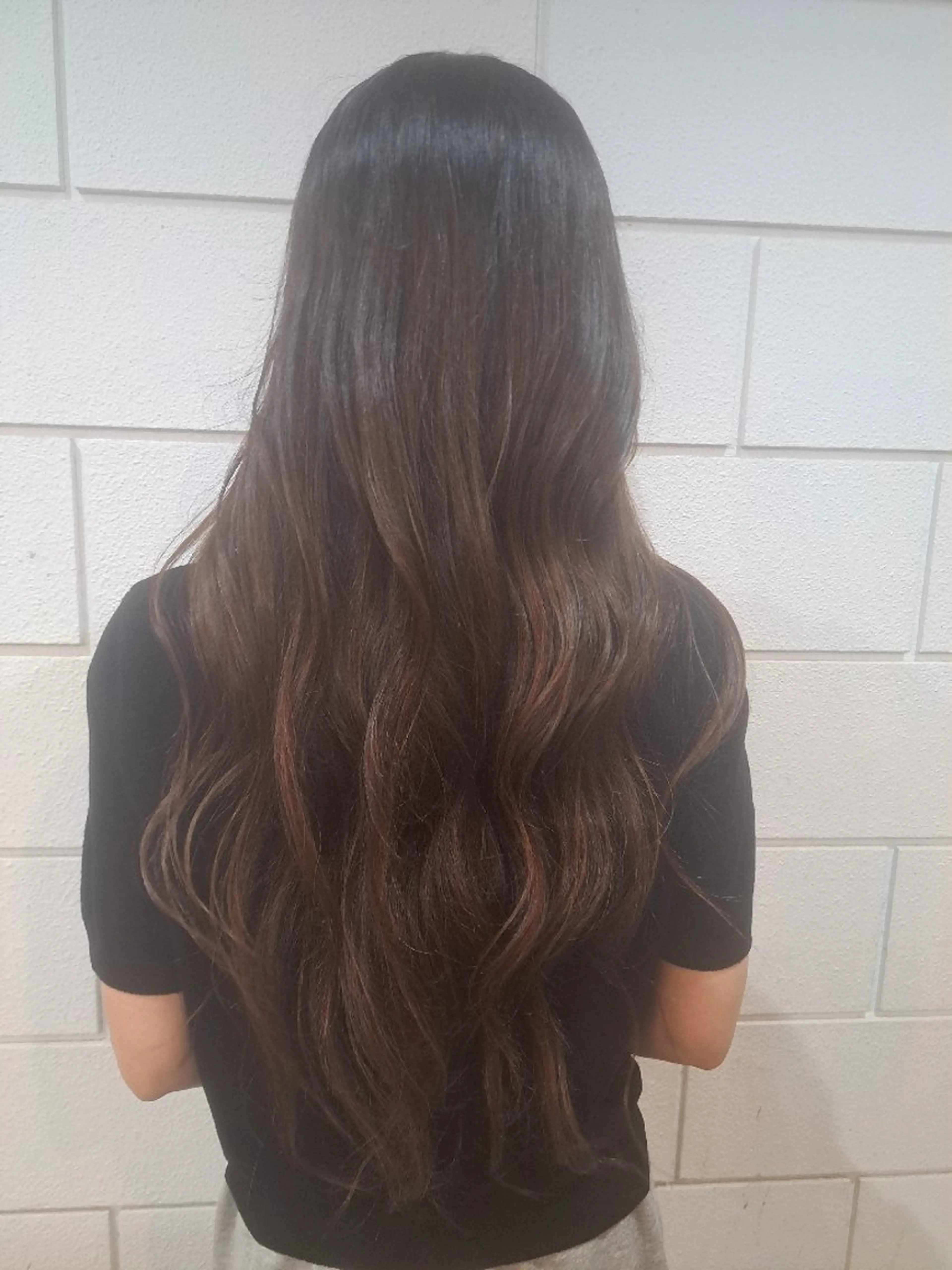 ロング カラー 松島 冬浬のヘアスタイル