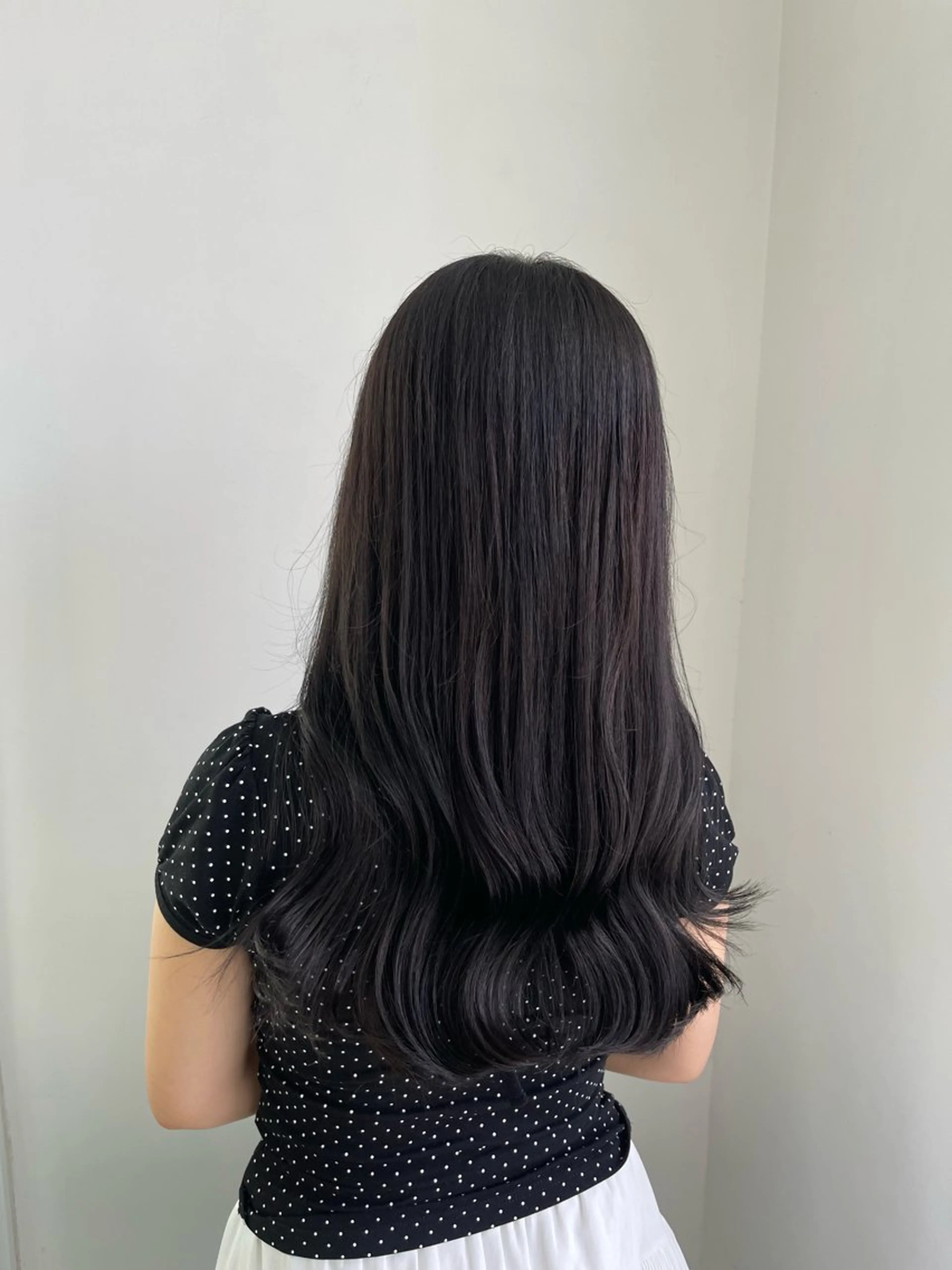 ロング カラー 愛莉/ラベンダー/ ベージュ/ブラウンのヘアスタイル