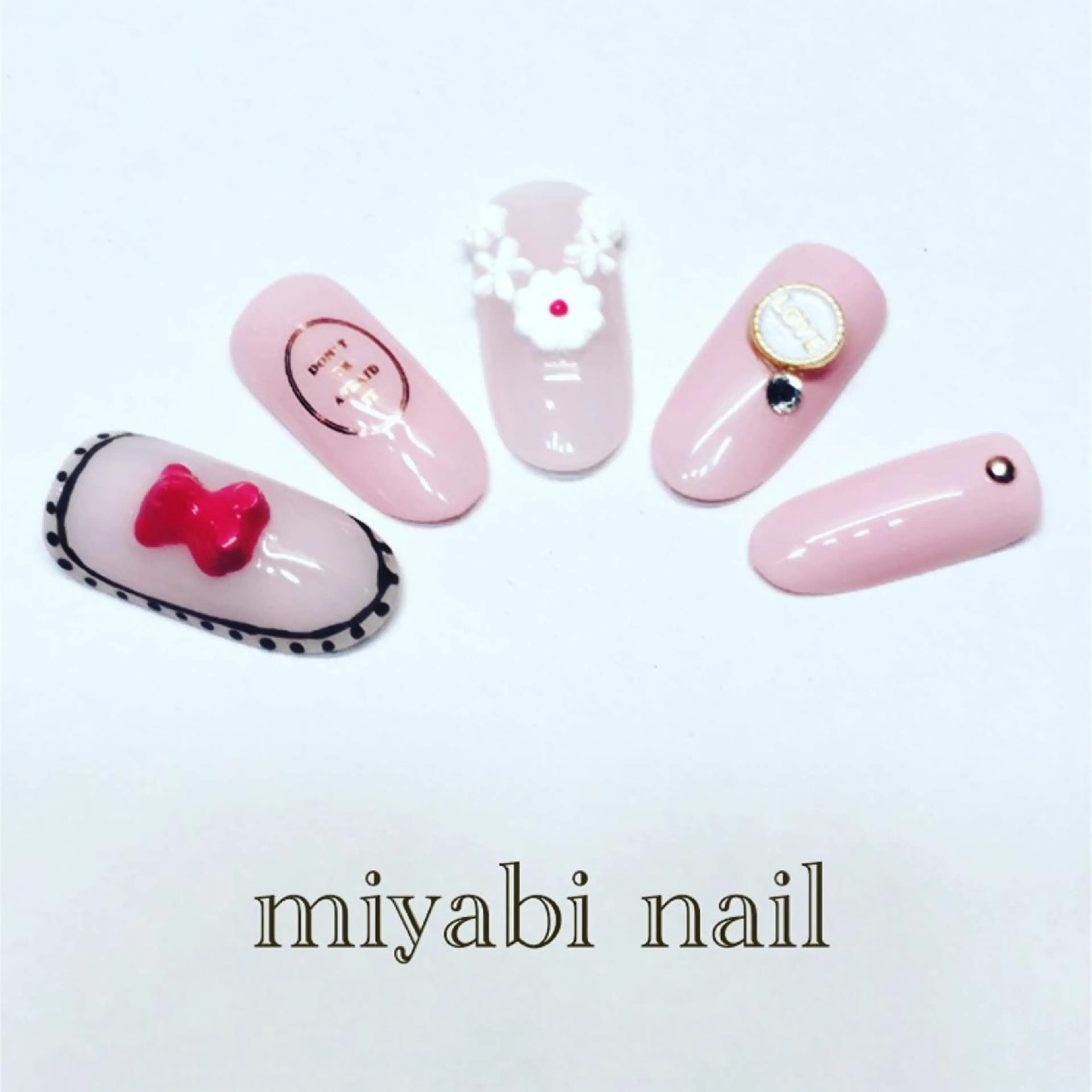 ネイル miyabi nail 桂川駅近くのネイルデザイン