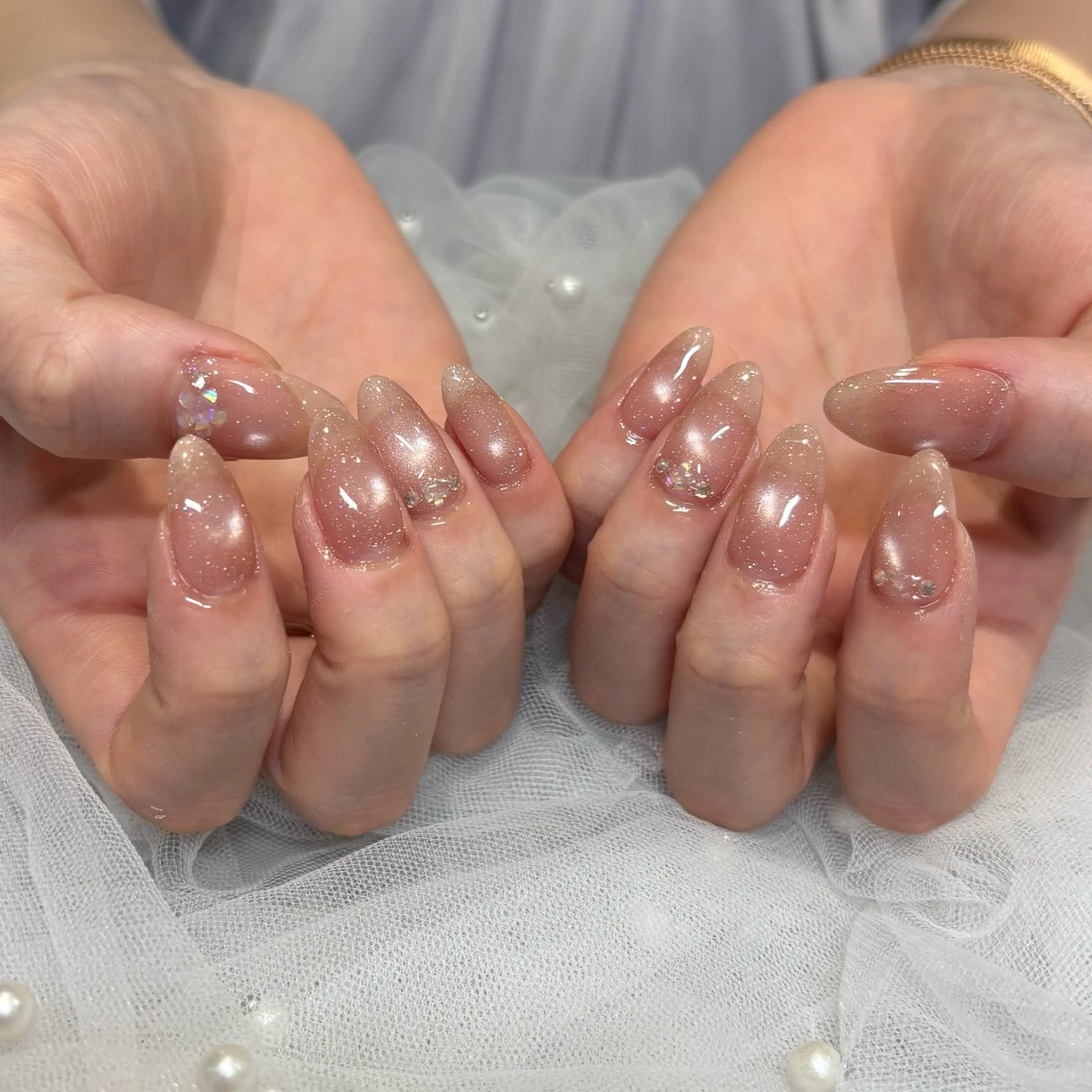 ネイル フラッシュネイル フラッシュマグ ハンドネイル 荒巻 めいのネイルデザイン