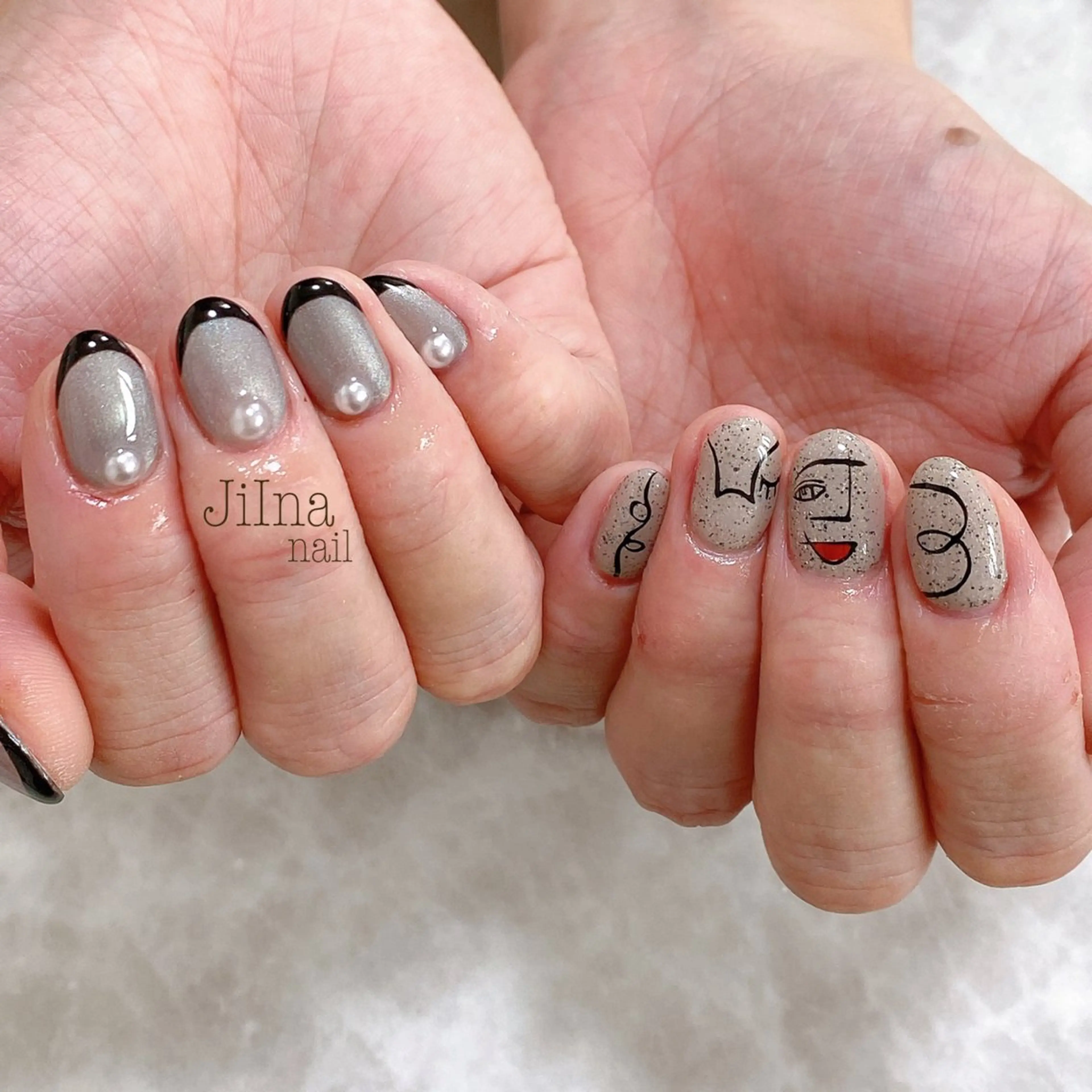 ネイル 持ち込み JiIna nailのネイルデザイン