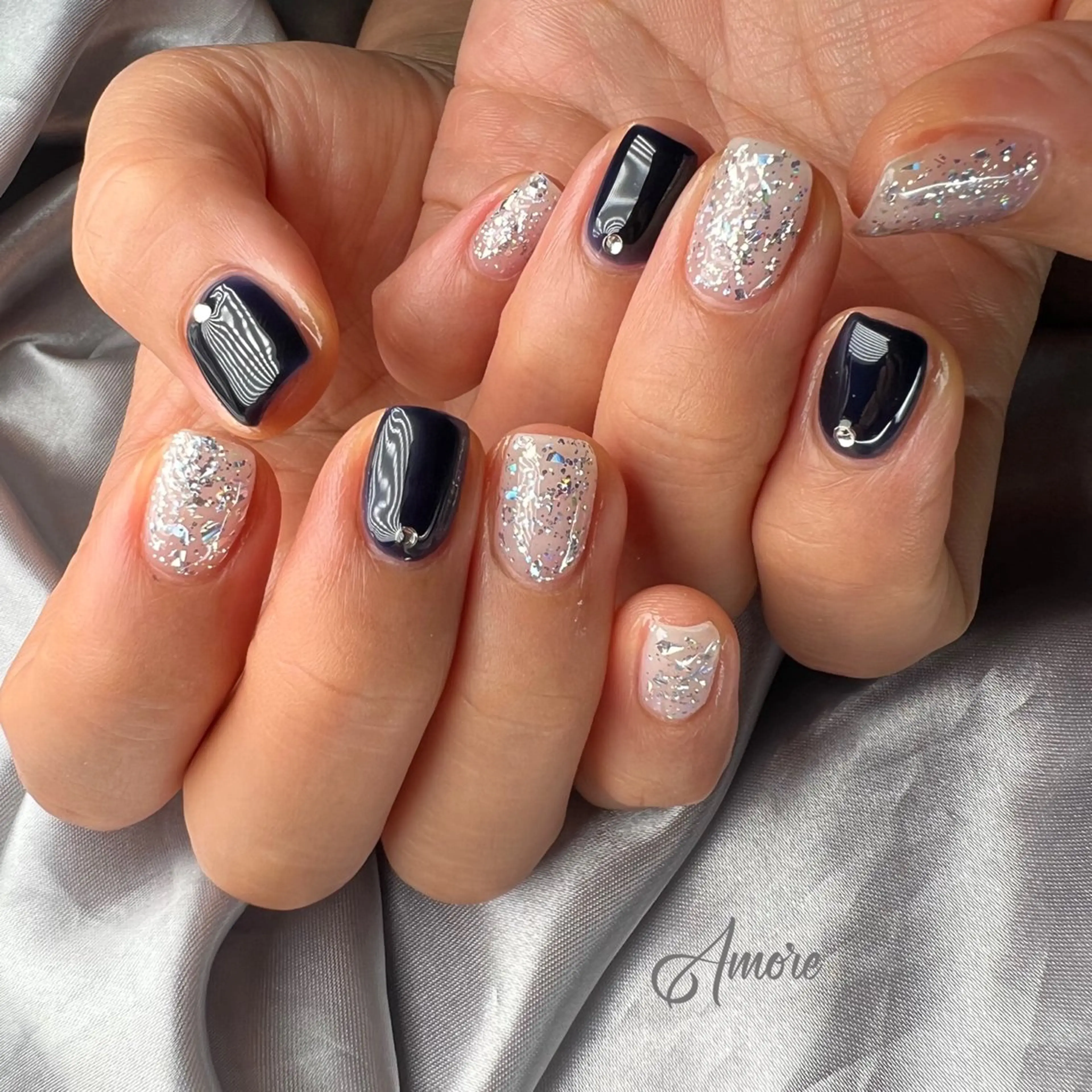 ネイル ジェルネイル 韓国ネイル パラジェル 夏ネイル You kyehwaのネイルデザイン