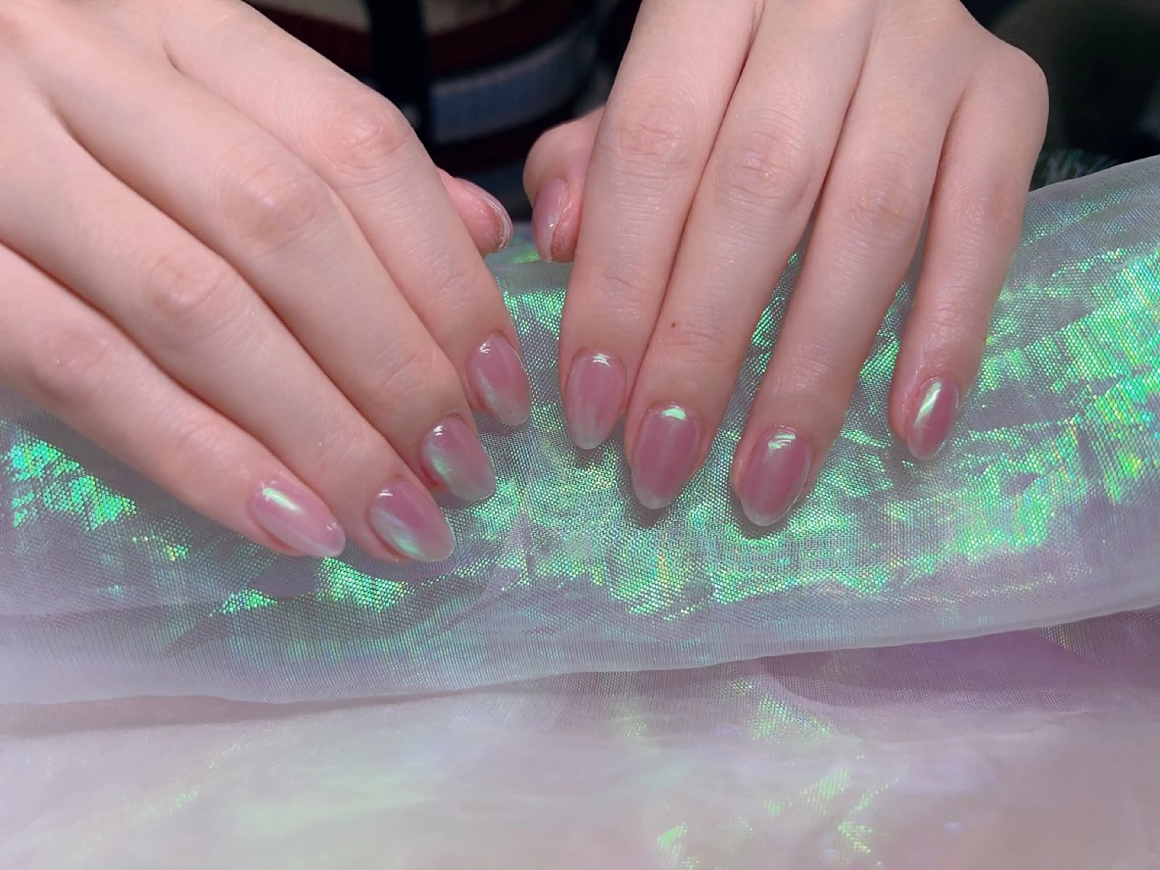 ネイル チークネイル マグネットネイル 持ち込み ニュアンスネイル シンプルネイル インフィニティ ネイルサロンのネイルデザイン