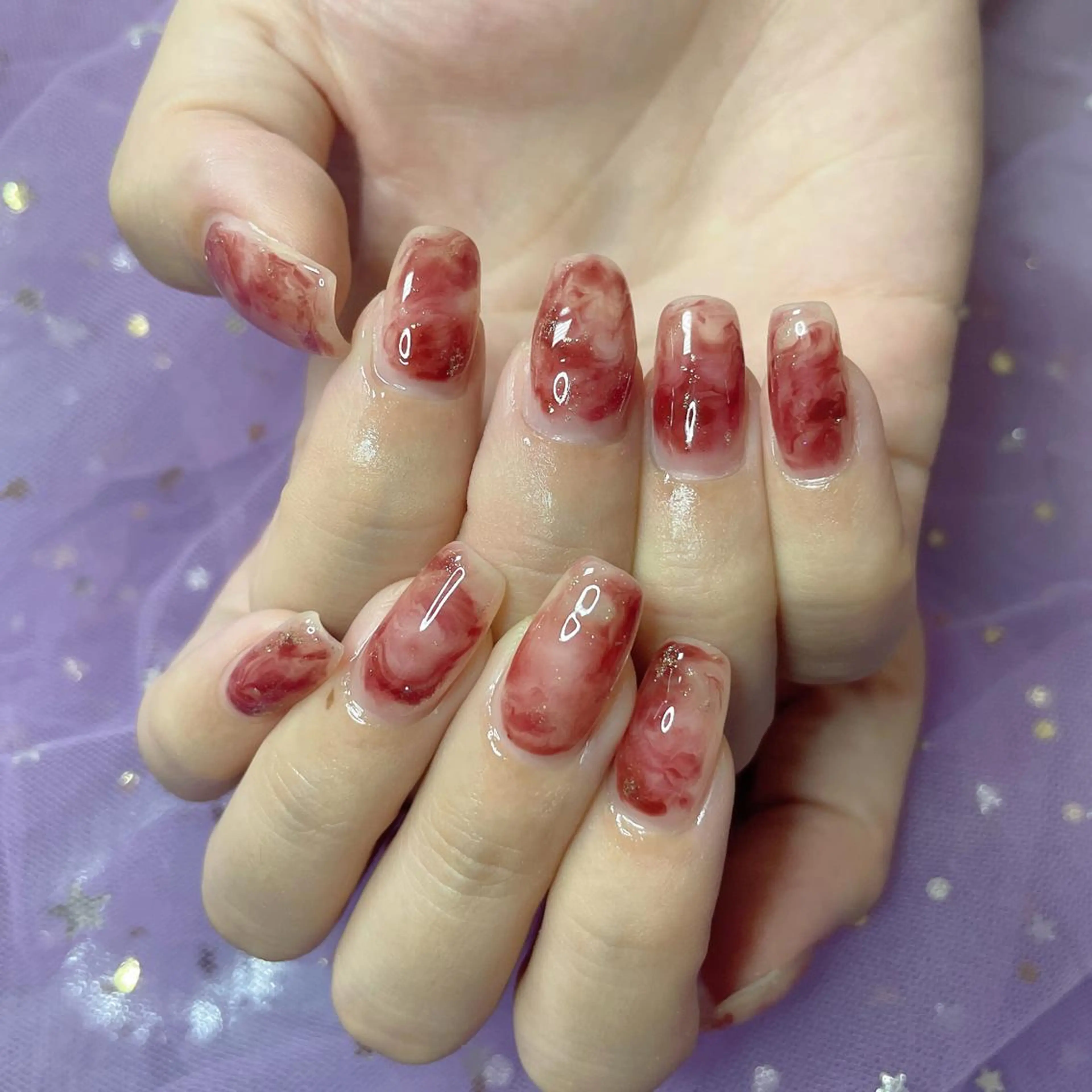 ネイル 持ち込み 畠山 ゆいのネイルデザイン