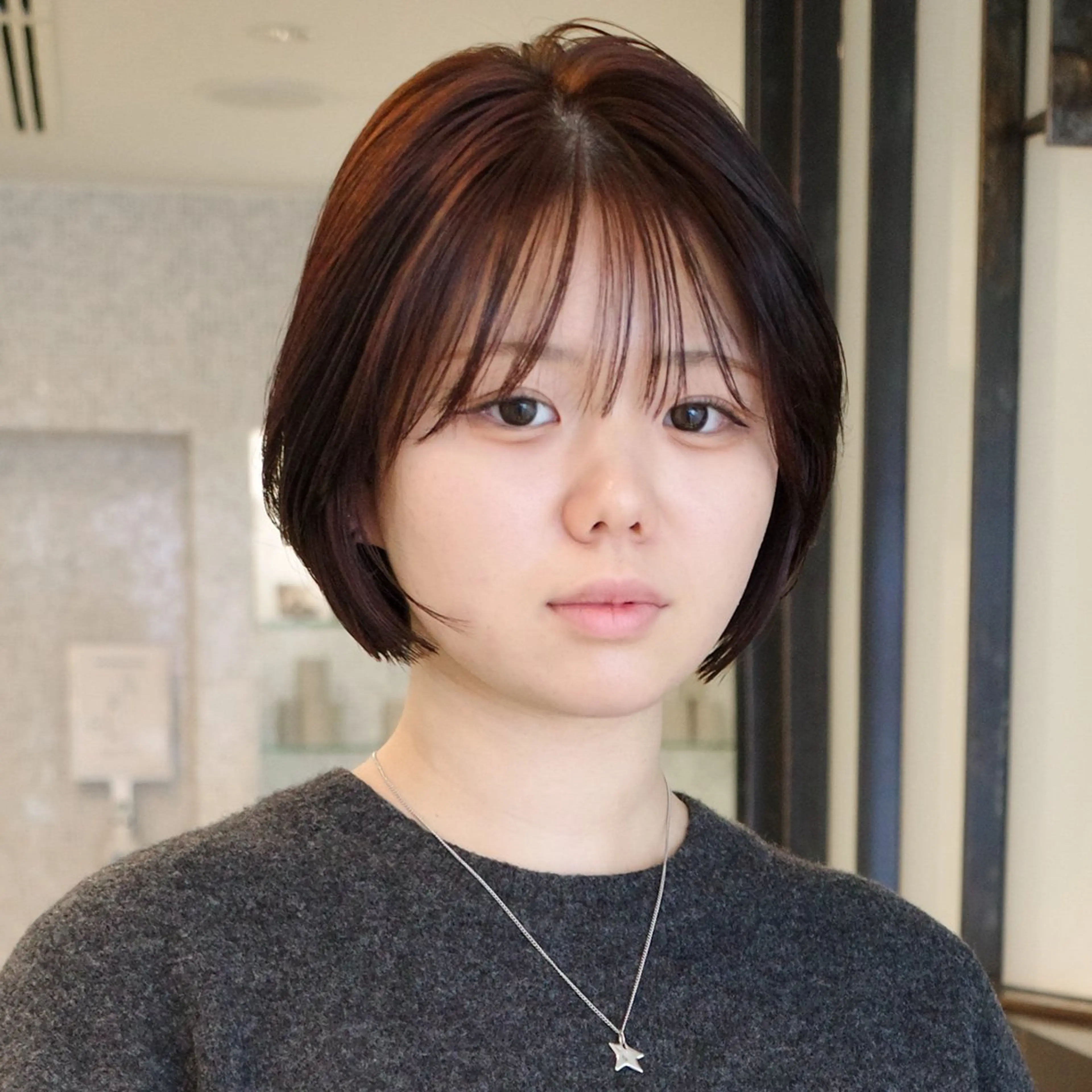 ショート カラー カット ヘアカラー トリートメント ボブ特化美容師/ ボブパーマ/ミツイのヘアスタイル