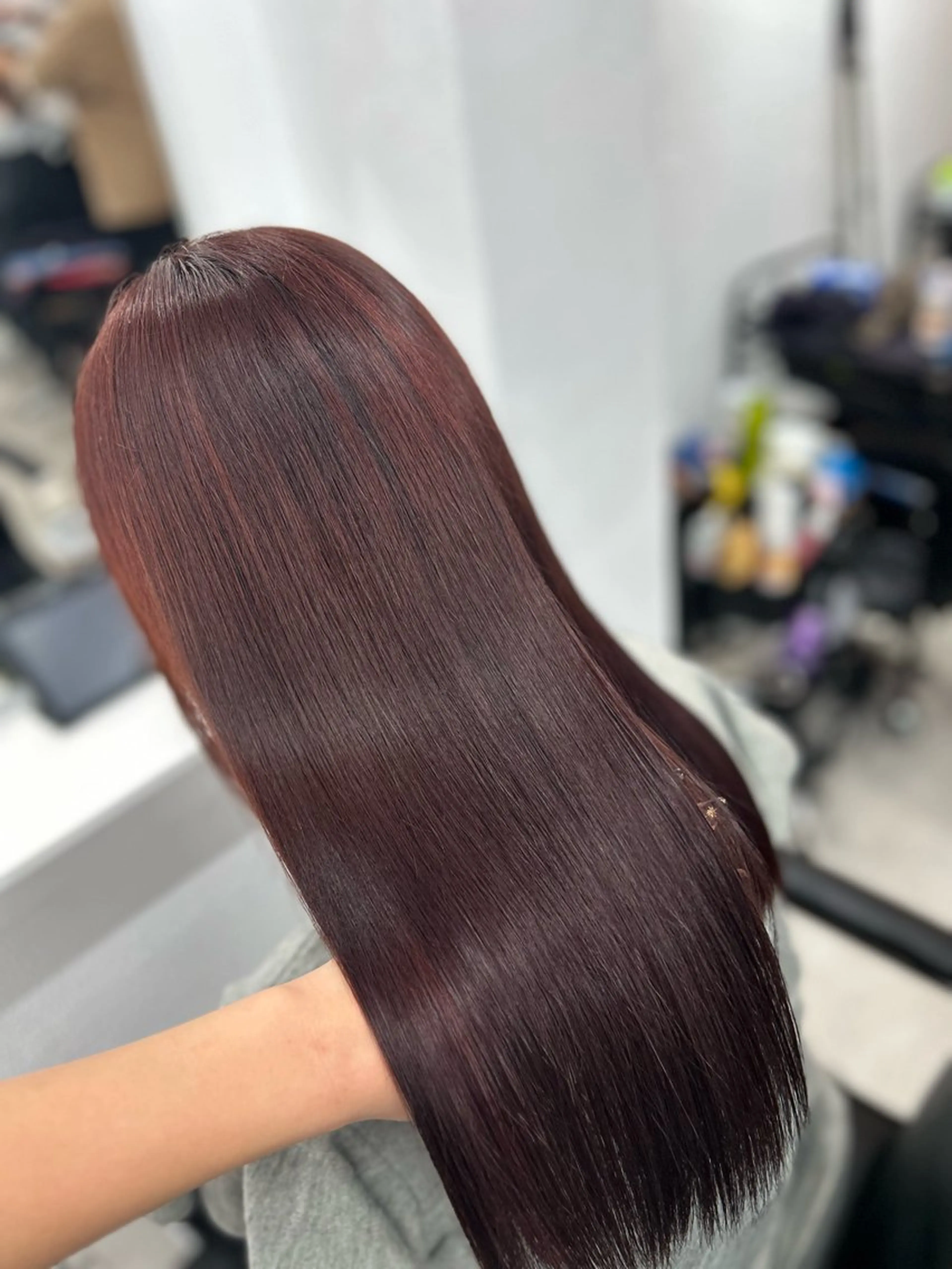 ロング カラー ヘアカラー トリートメント ブリーチ/ベージュ /レイヤー/ひよりのヘアスタイル