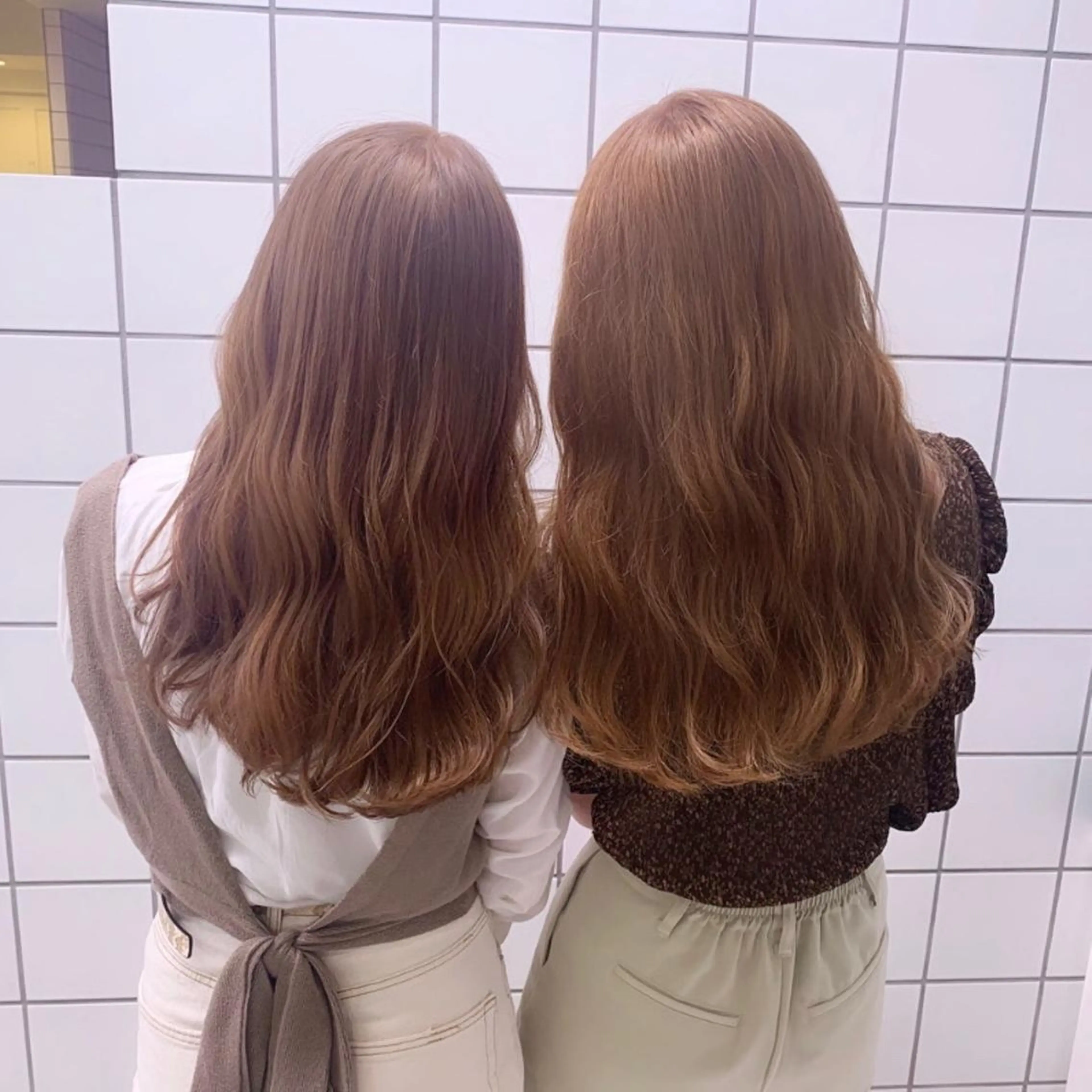 セミロング カラー ヘアアレンジ 🩰透明感カラー♡ UTA🩰のヘアスタイル