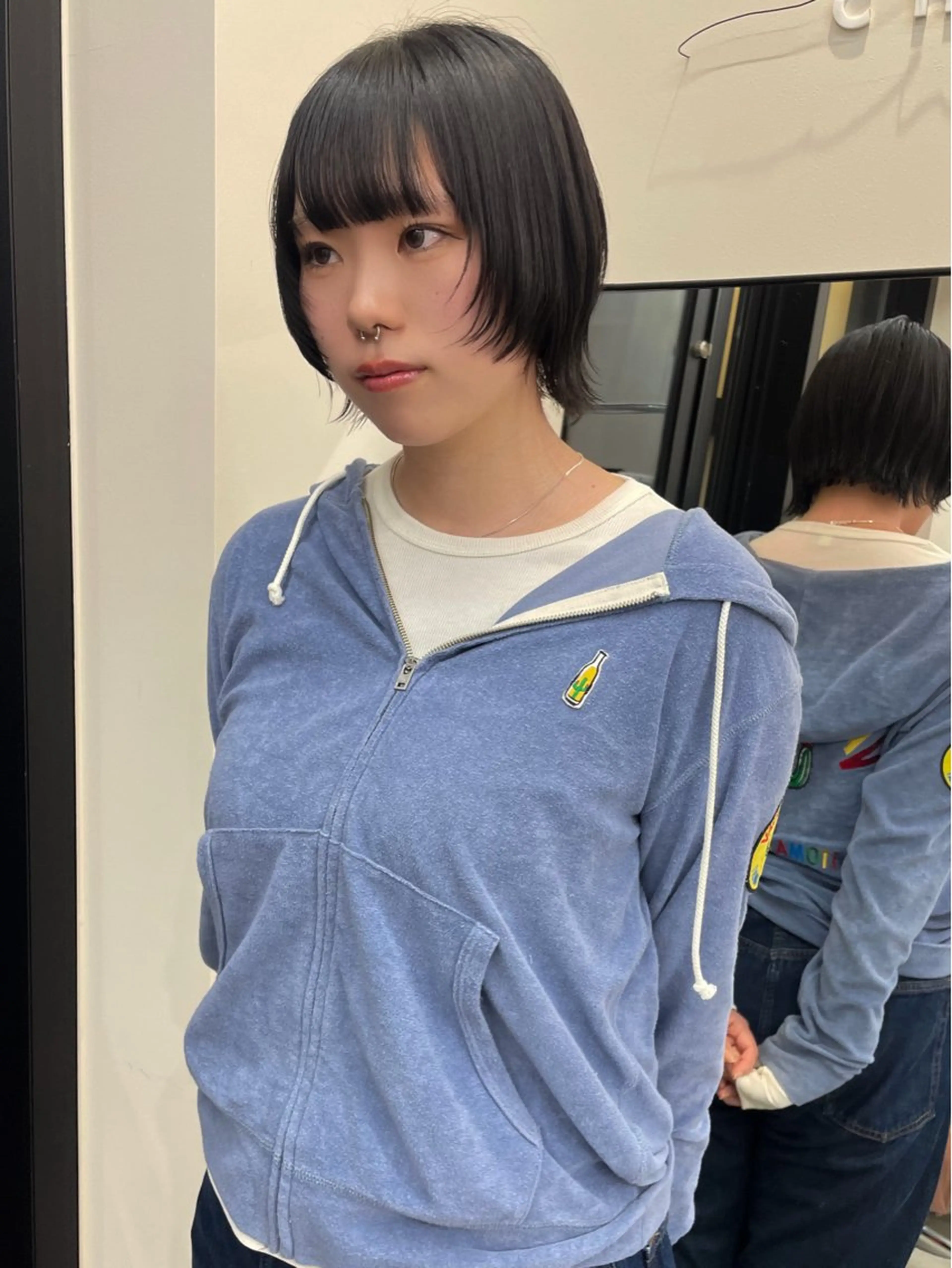 ショート ボブカットモデル/パ ーマ/harunaのヘアスタイル