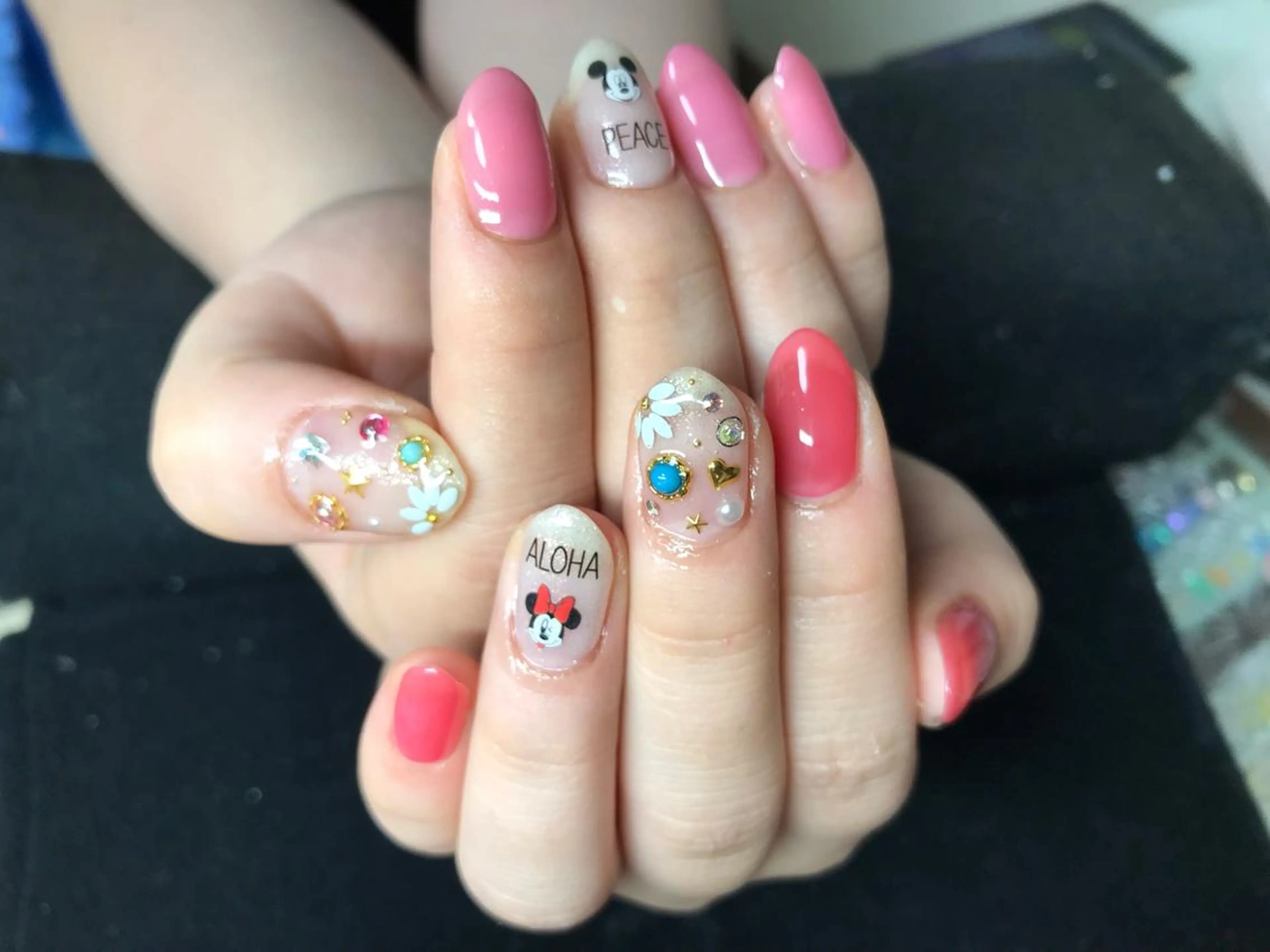 ネイル ハンドネイル Mana‪ ‪·͜· ❤︎‬のネイルデザイン