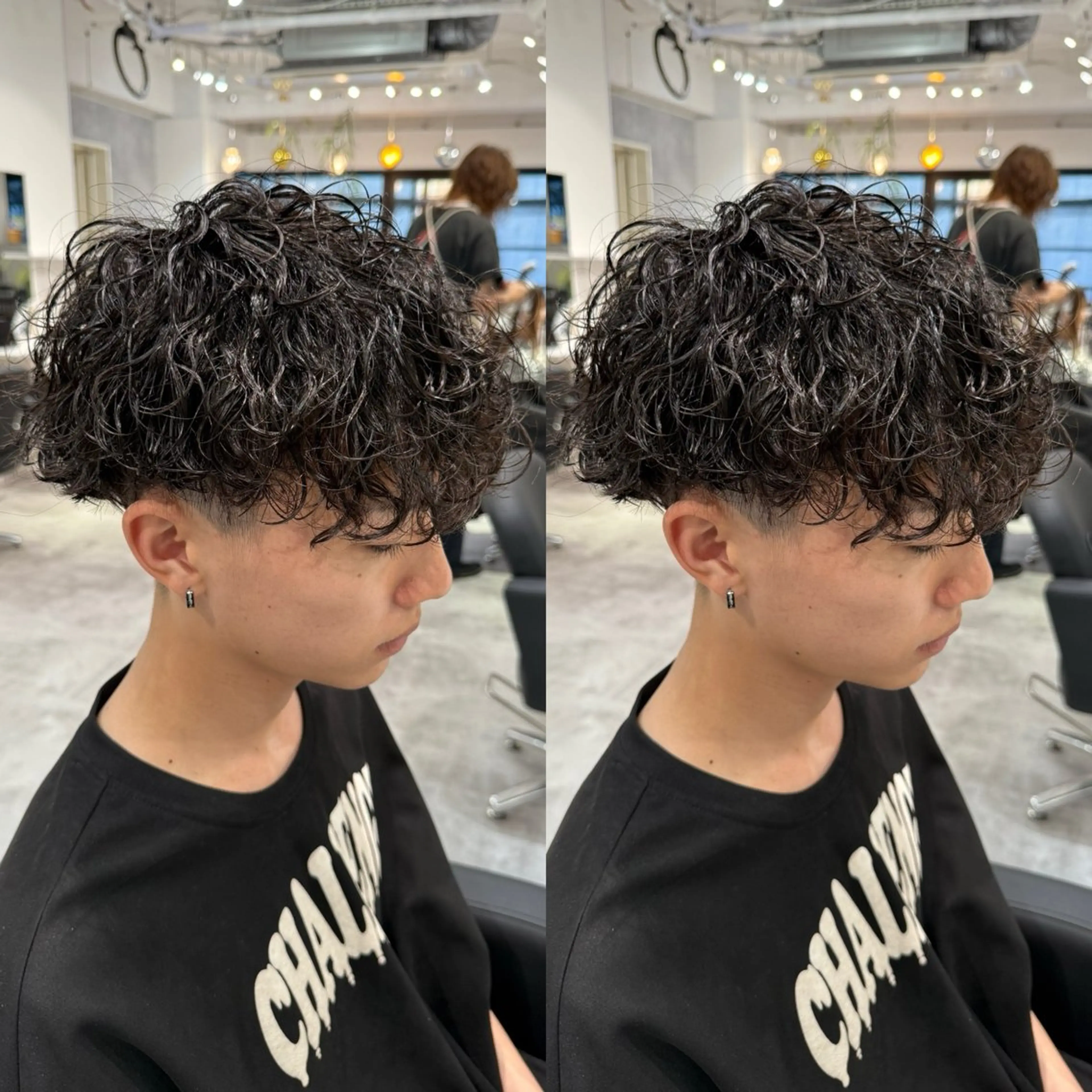 メンズ メンズパーマ 波巻きパーマ カット パーマ トリートメント ヘッドスパ メンズパーマ/ショ ートカット/福井悟朗のヘアスタイル