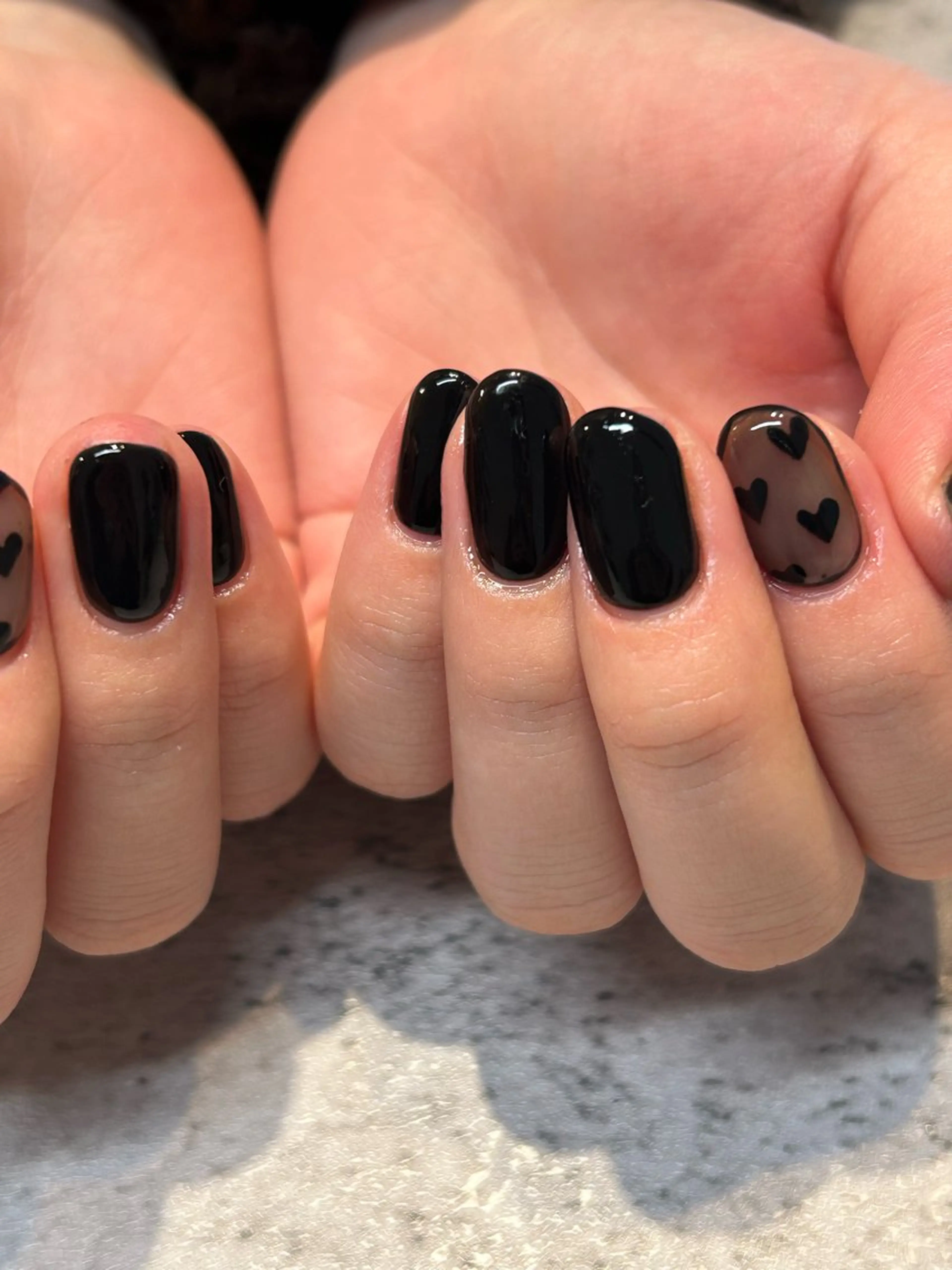 ネイル アートネイル ワンカラーネイル mellow:ｸﾙﾐ ﹡˖˟༝🎀˖˟ ༝のネイルデザイン