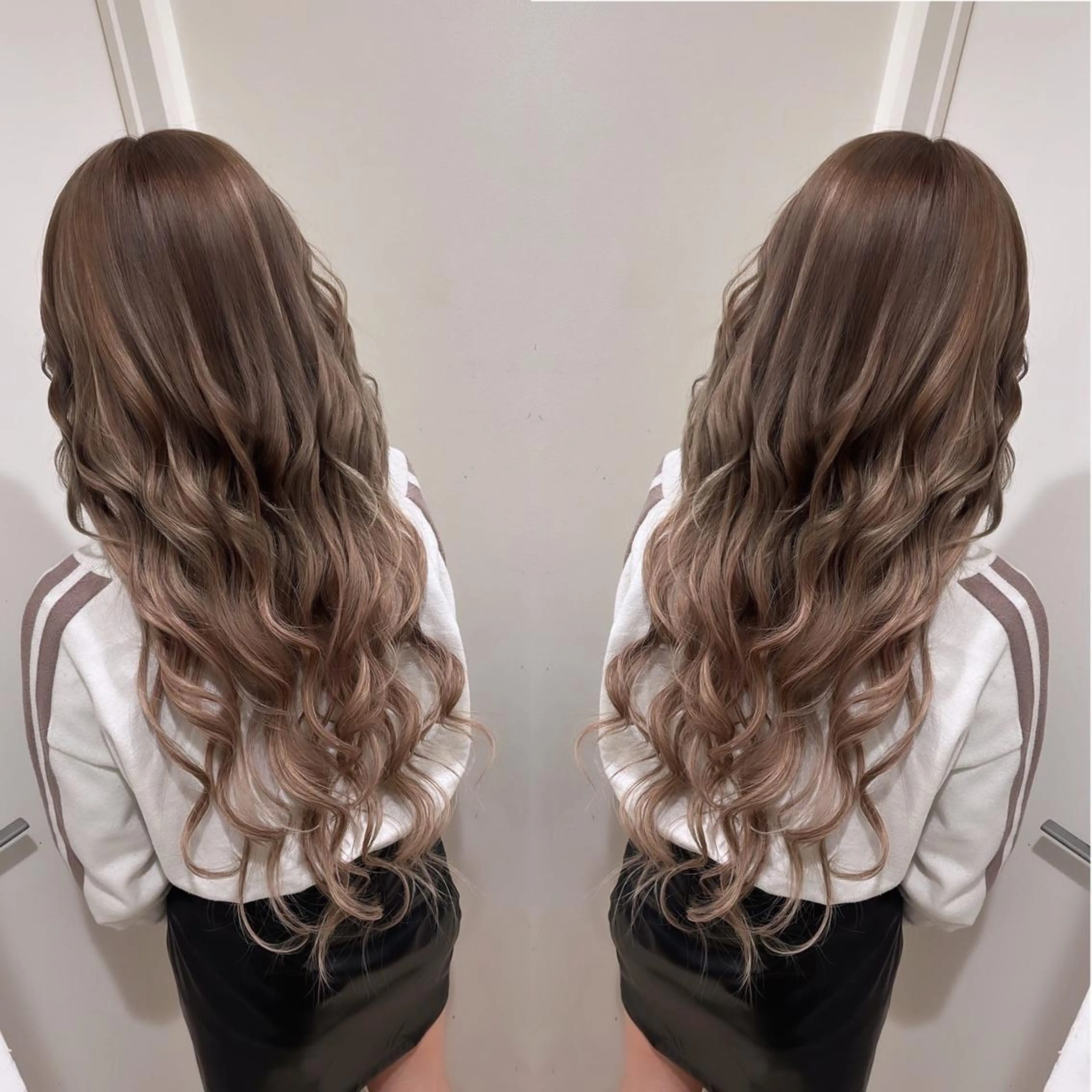 ミディアム カラー 🔥ハイトーンカラー ギャルNAOKI🔥のヘアスタイル