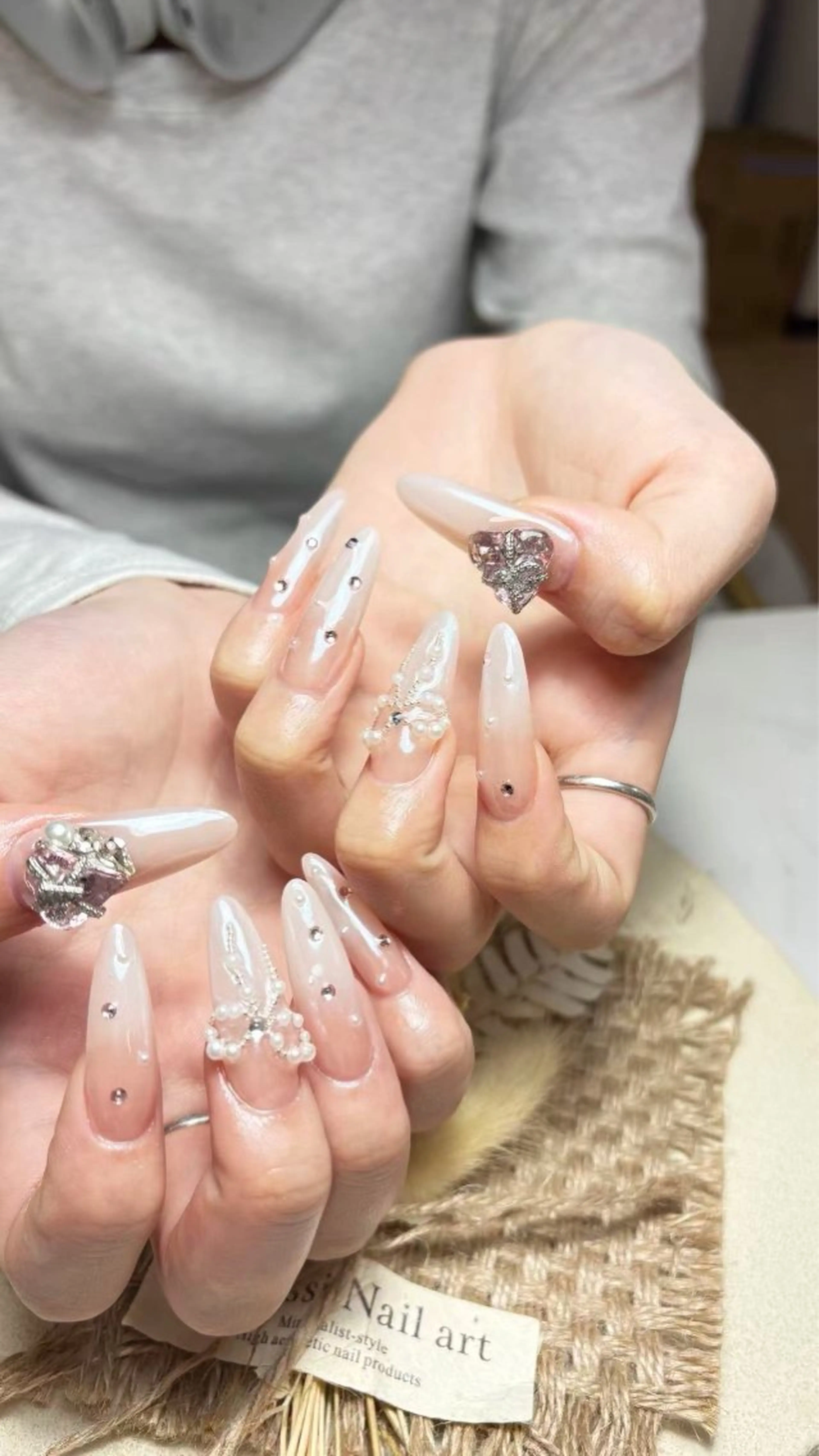 モニター募集　　チップ長さ出し10本　ワンカラーorラメグラデーションの写真